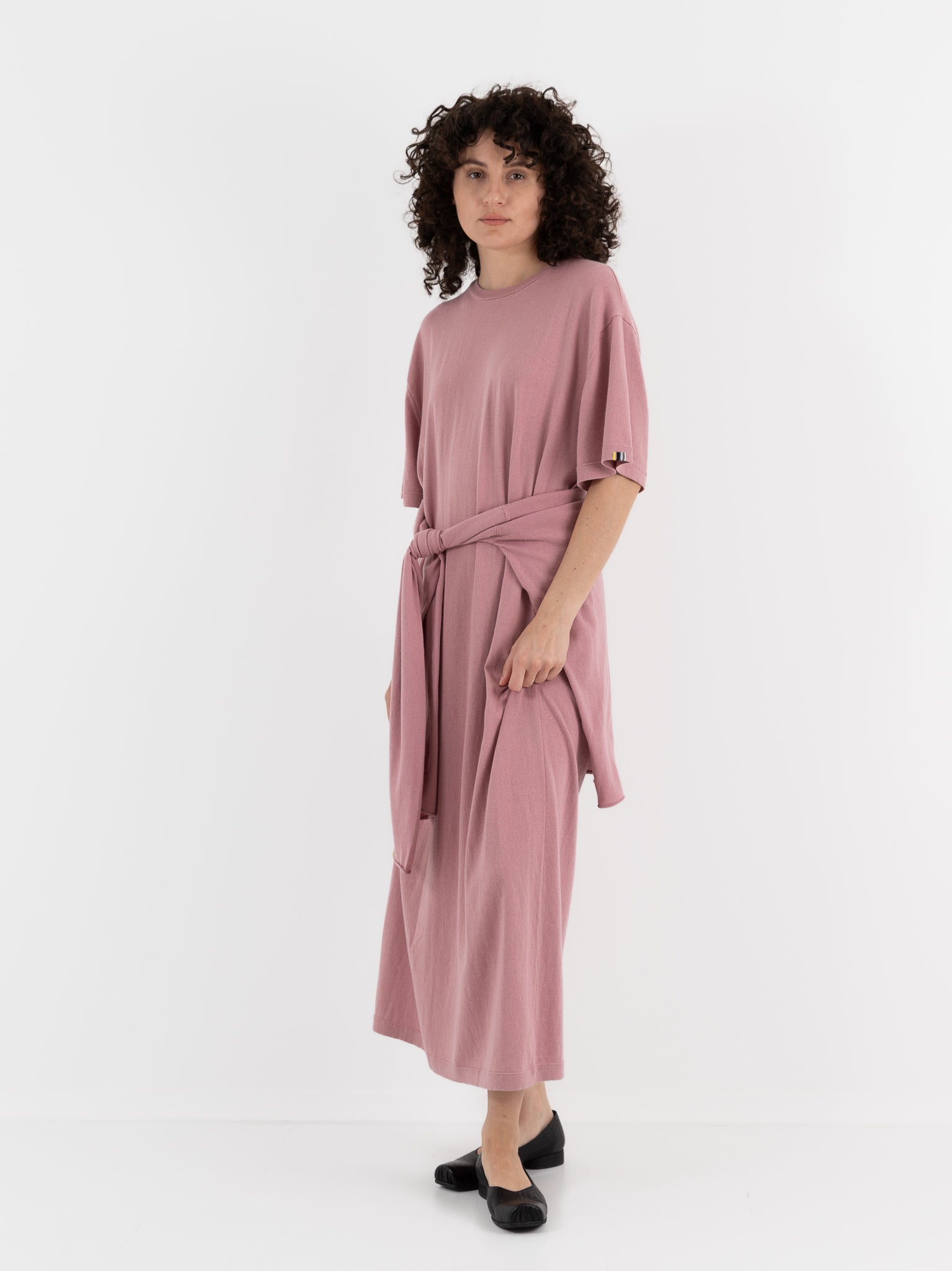 Extreme Cashmere n°321 Kris Dress in Rosa - EXTREME CASHMERE at Worthwhile - shop DRESS