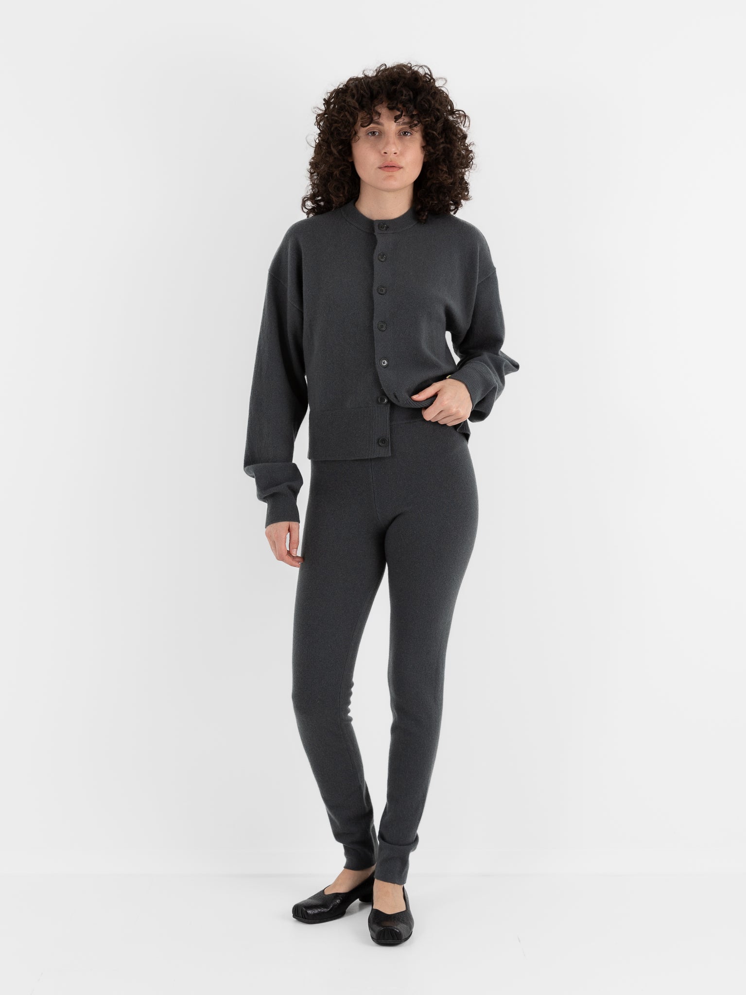Extreme Cashmere n°372 Beat Leggings in Lake - EXTREME CASHMERE at Worthwhile - shop LEGGINGS