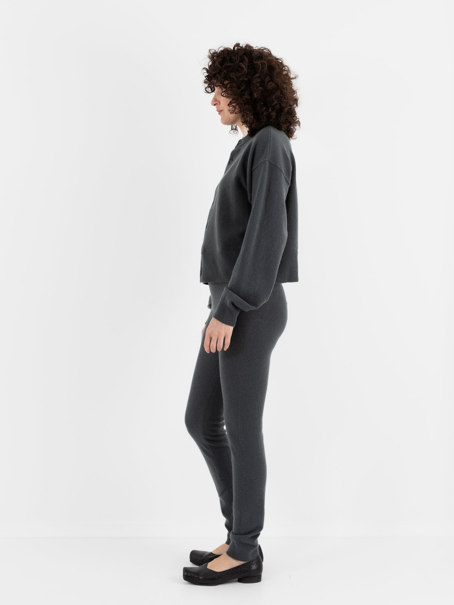 Extreme Cashmere n°372 Beat Leggings in Lake - EXTREME CASHMERE at Worthwhile - shop LEGGINGS