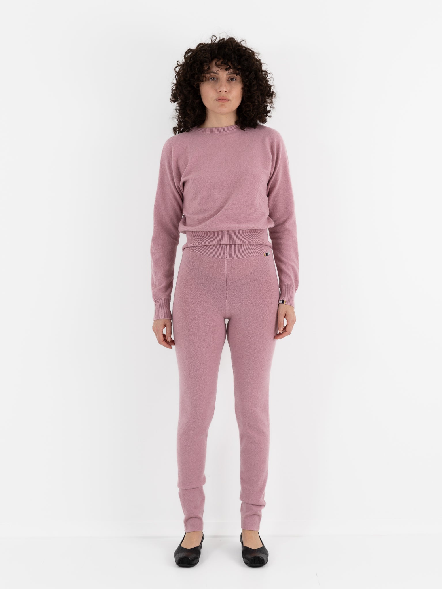 Extreme Cashmere n°372 Beat Leggings in Rosa - EXTREME CASHMERE at Worthwhile - shop LEGGINGS