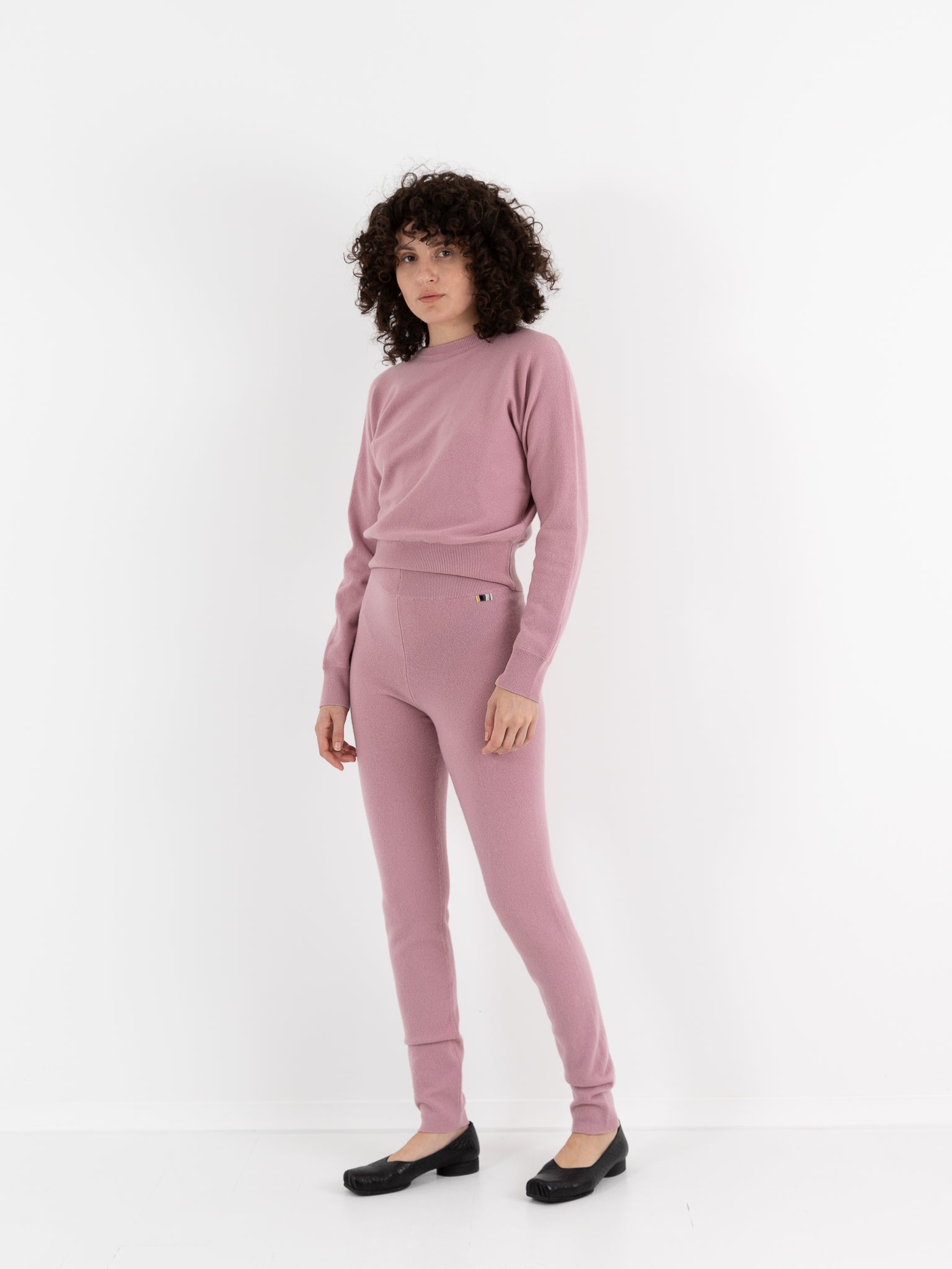 Extreme Cashmere n°372 Beat Leggings in Rosa - EXTREME CASHMERE at Worthwhile - shop LEGGINGS