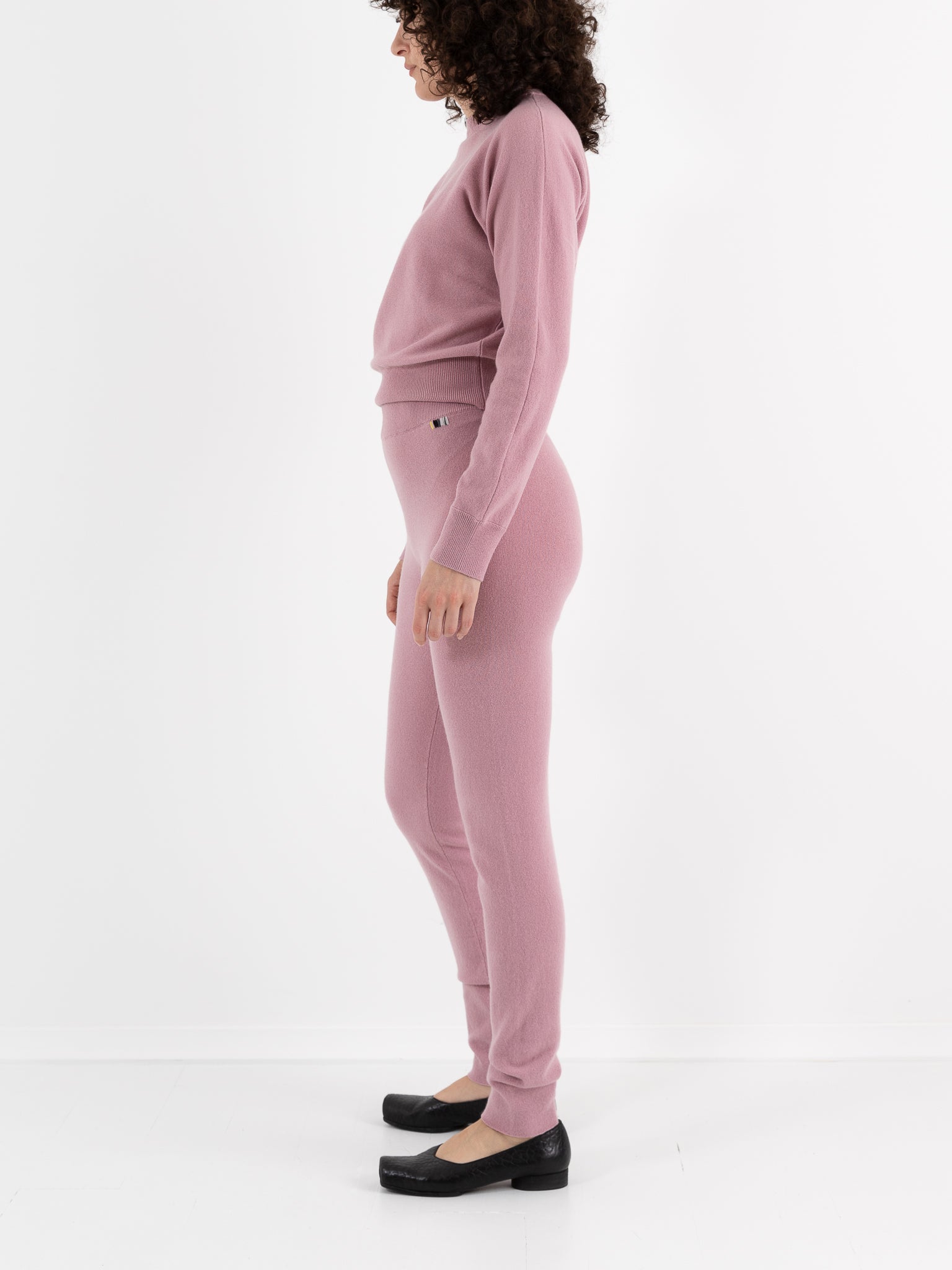 Extreme Cashmere n°372 Beat Leggings in Rosa - EXTREME CASHMERE at Worthwhile - shop LEGGINGS