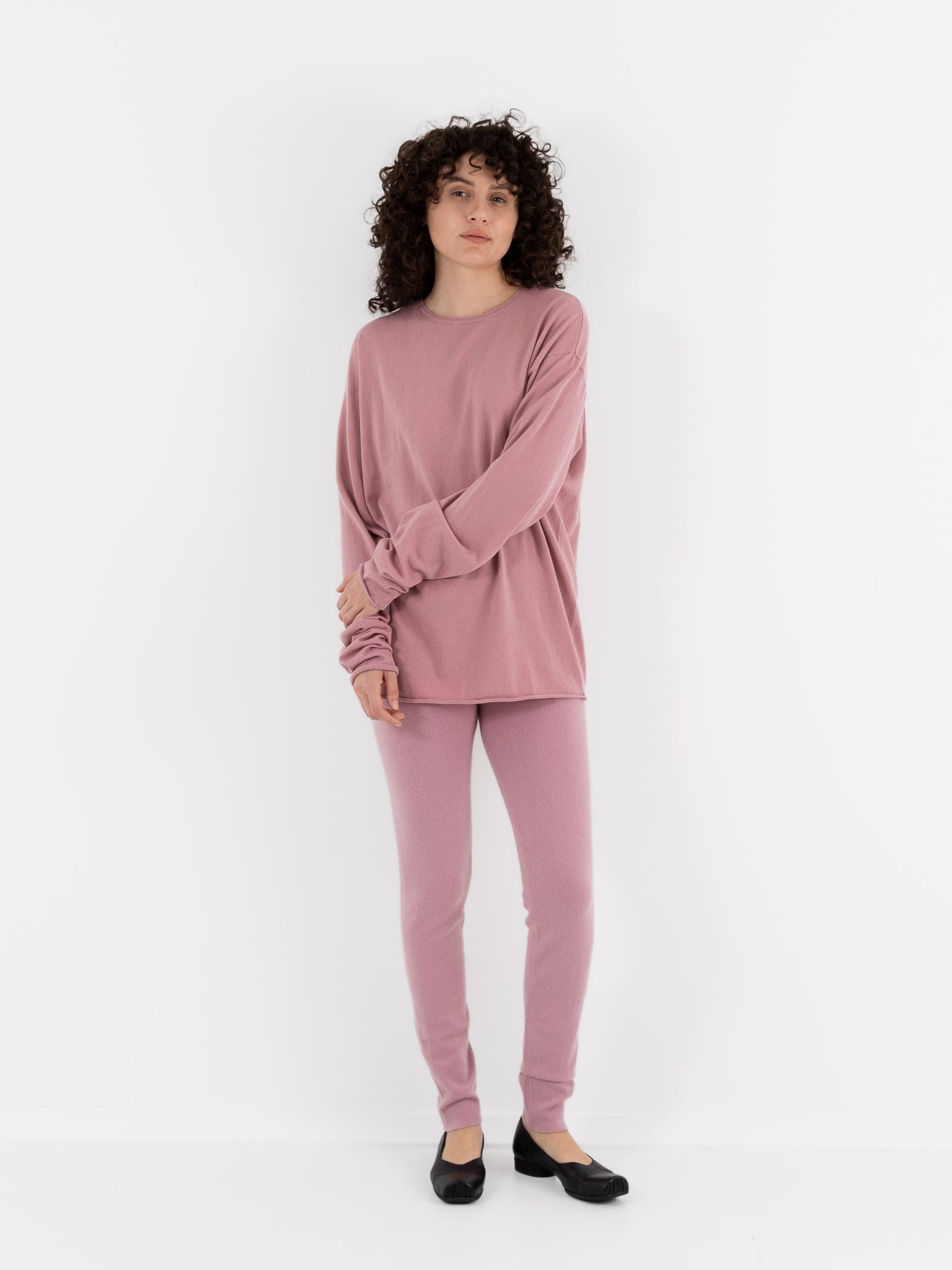 Extreme Cashmere n°347 Aries Sweater in Rosa - EXTREME CASHMERE at Worthwhile - shop SWEATER