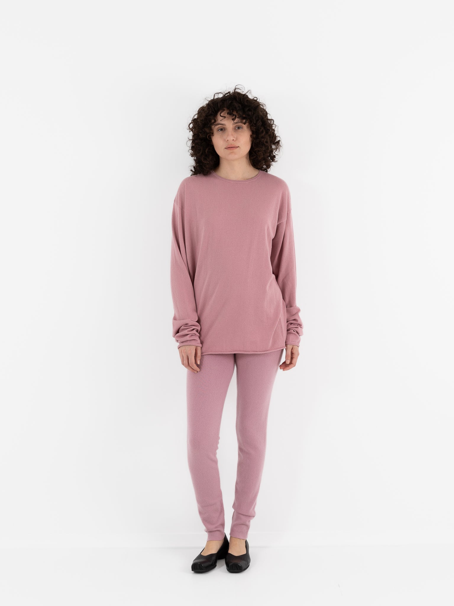 Extreme Cashmere n°347 Aries Sweater in Rosa - EXTREME CASHMERE at Worthwhile - shop SWEATER