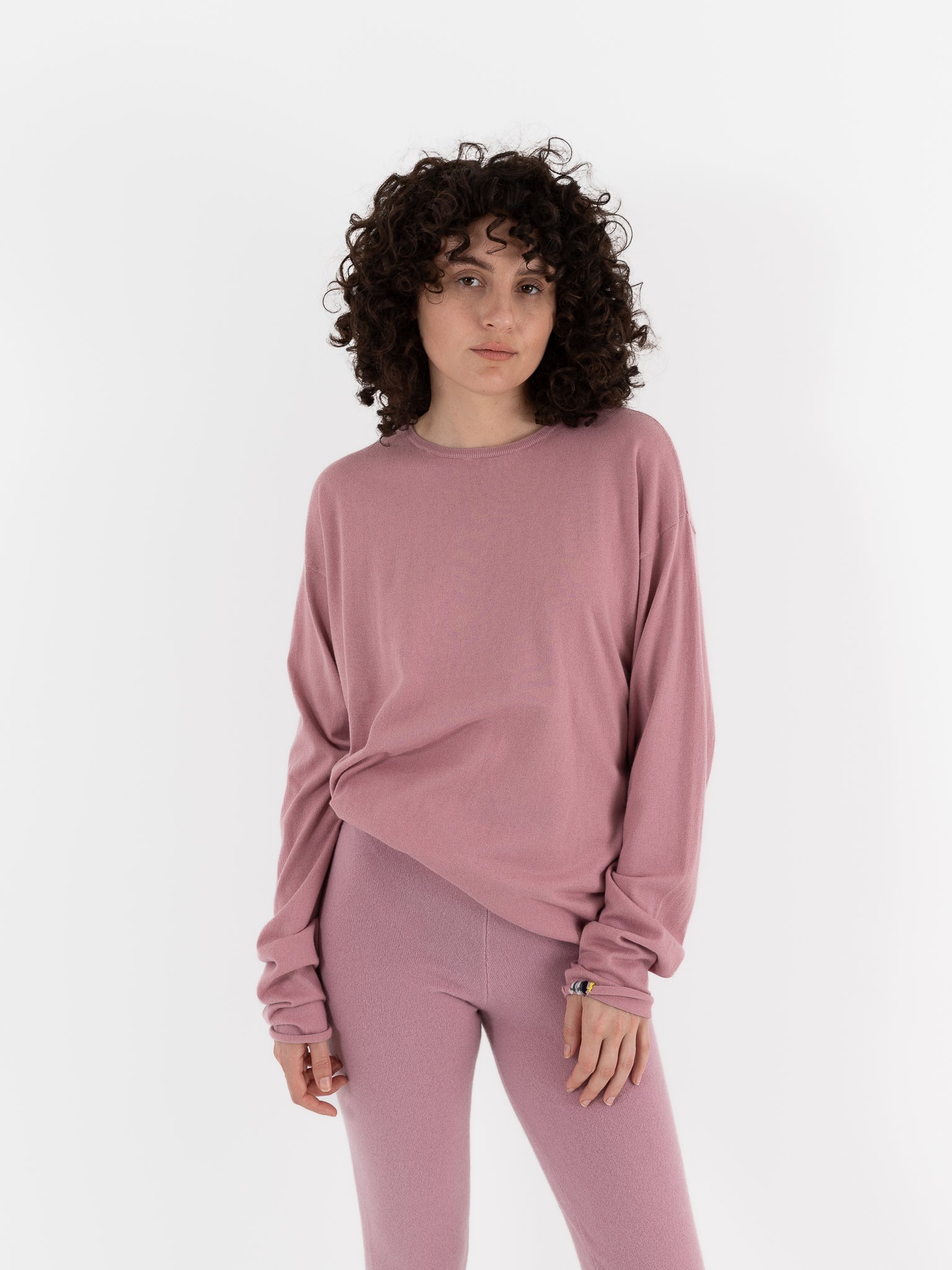 Extreme Cashmere n°347 Aries Sweater in Rosa - EXTREME CASHMERE at Worthwhile - shop SWEATER