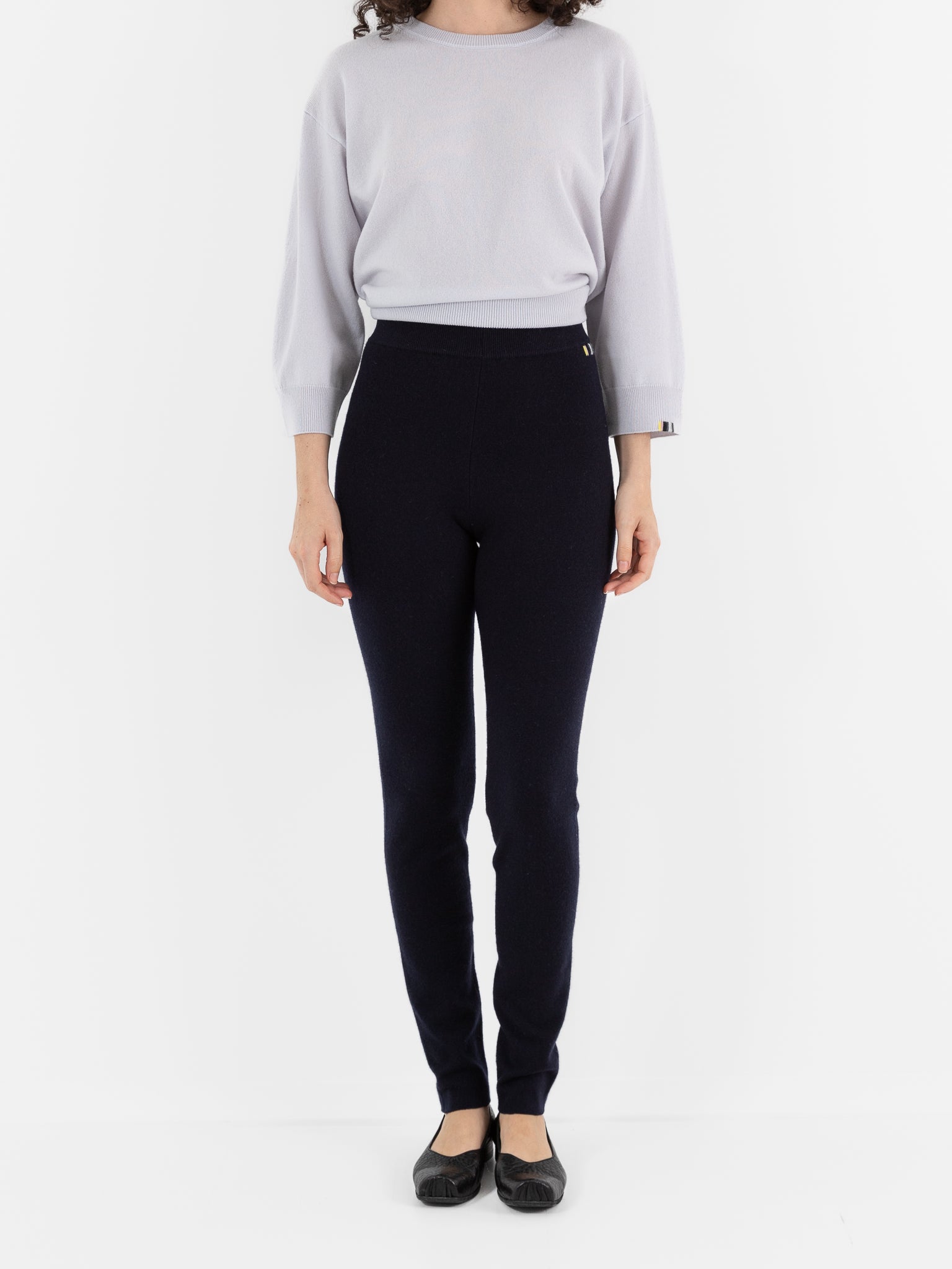 Extreme Cashmere n°372 Beat Leggings in Navy - EXTREME CASHMERE at Worthwhile - shop LEGGINGS