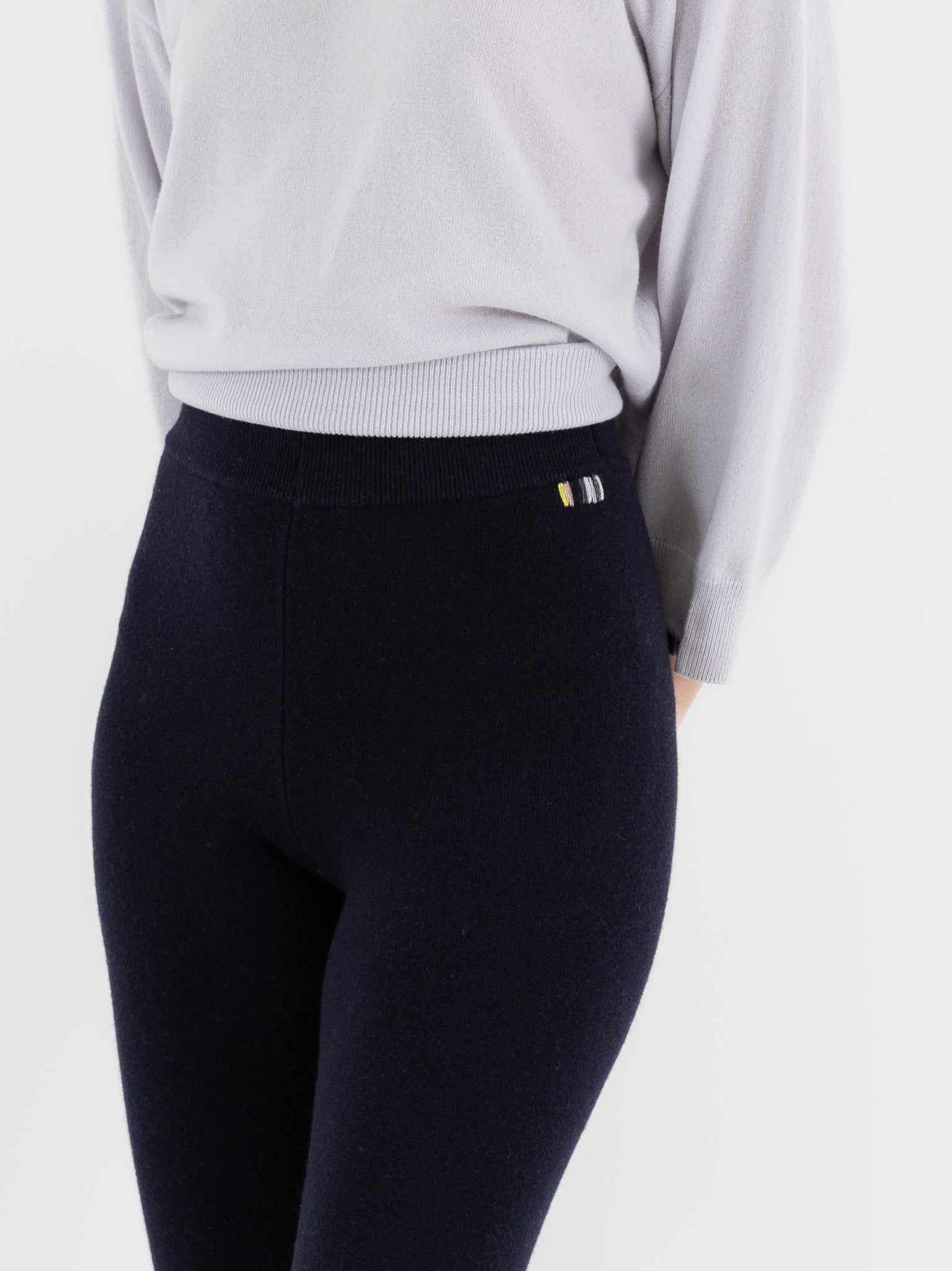 Extreme Cashmere n°372 Beat Leggings in Navy - EXTREME CASHMERE at Worthwhile - shop LEGGINGS