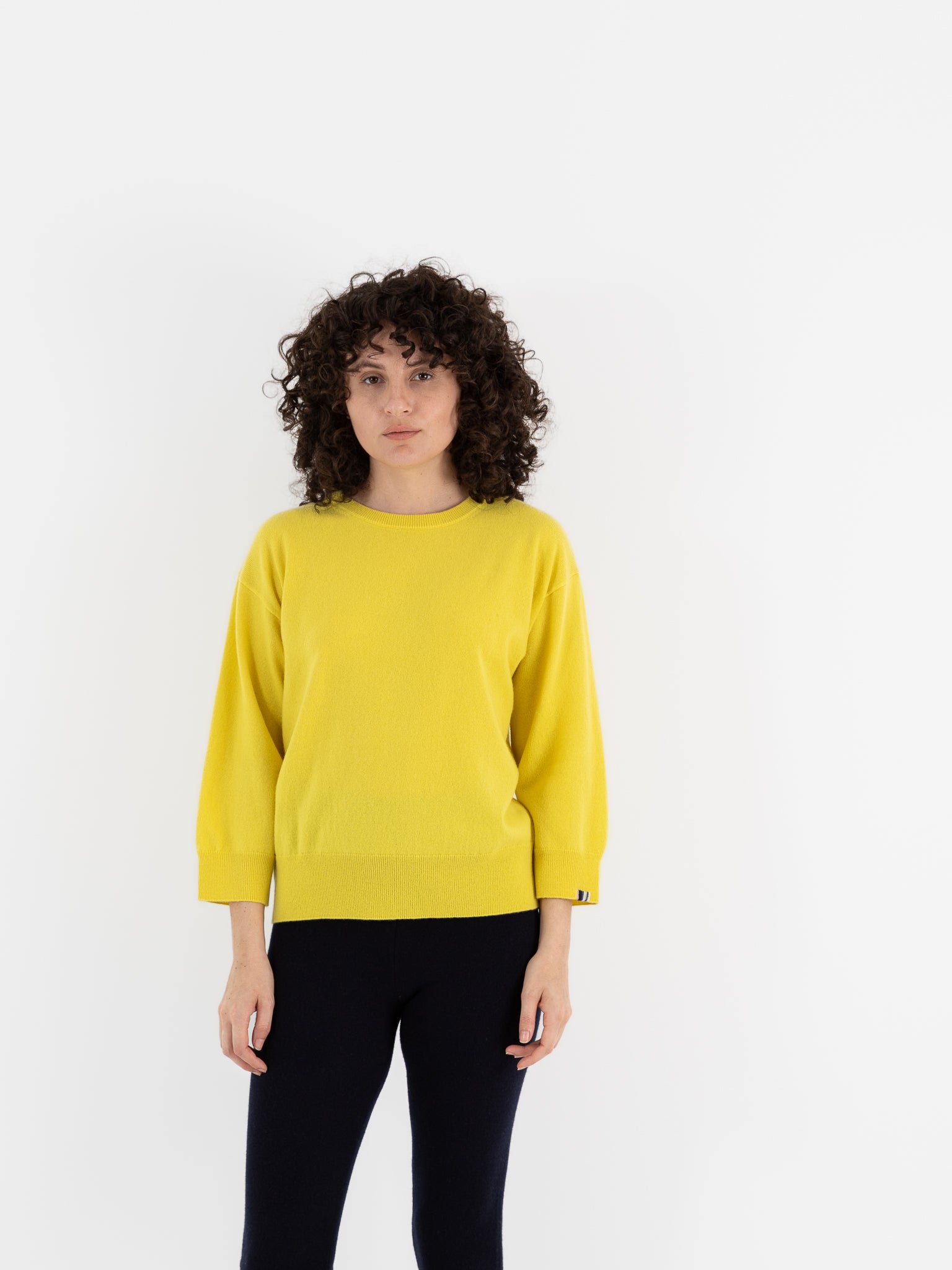 Extreme Cashmere n°398 Jewel Sweater in Sunny - EXTREME CASHMERE at Worthwhile - shop SWEATER