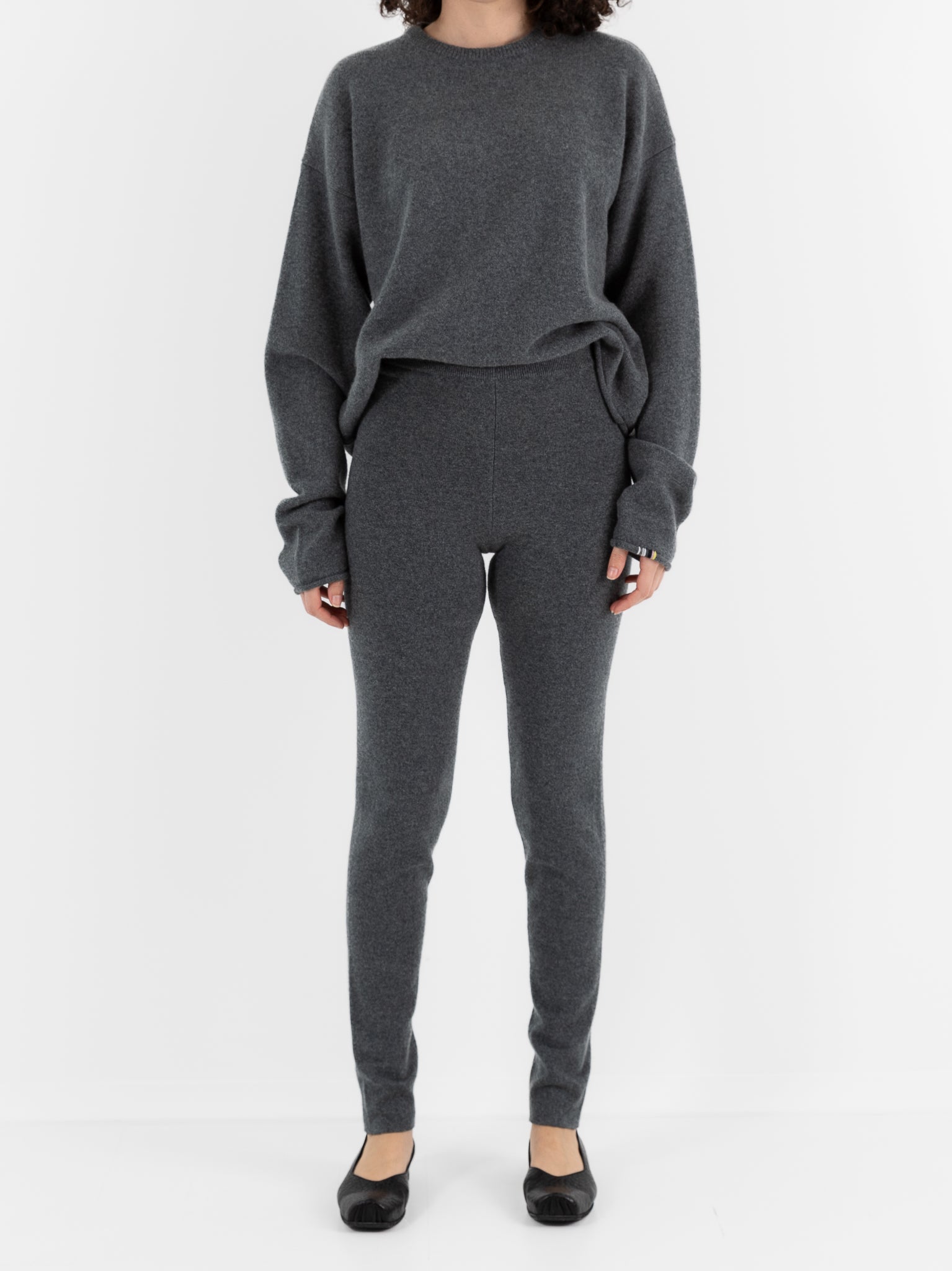 Extreme Cashmere n°372 Beat Leggings in Felt - EXTREME CASHMERE at Worthwhile - shop LEGGINGS