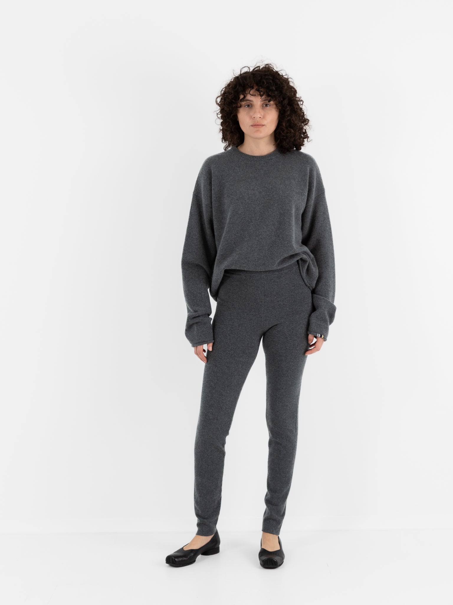 Extreme Cashmere n°372 Beat Leggings in Felt - EXTREME CASHMERE at Worthwhile - shop LEGGINGS