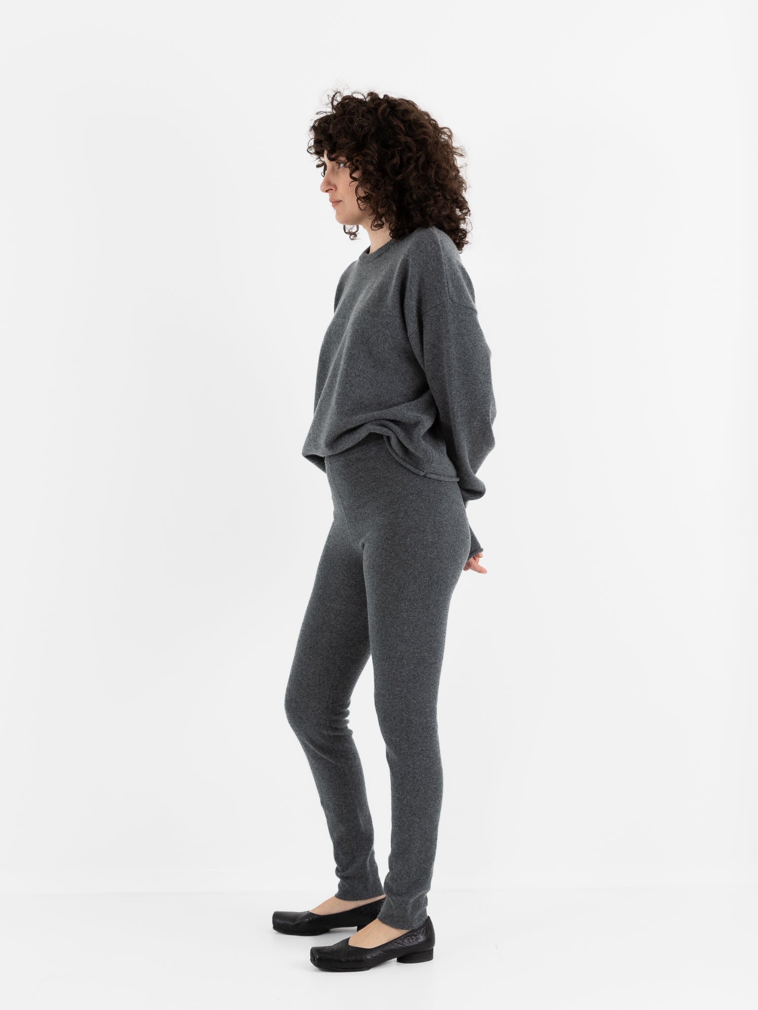 Extreme Cashmere n°372 Beat Leggings in Felt - EXTREME CASHMERE at Worthwhile - shop LEGGINGS