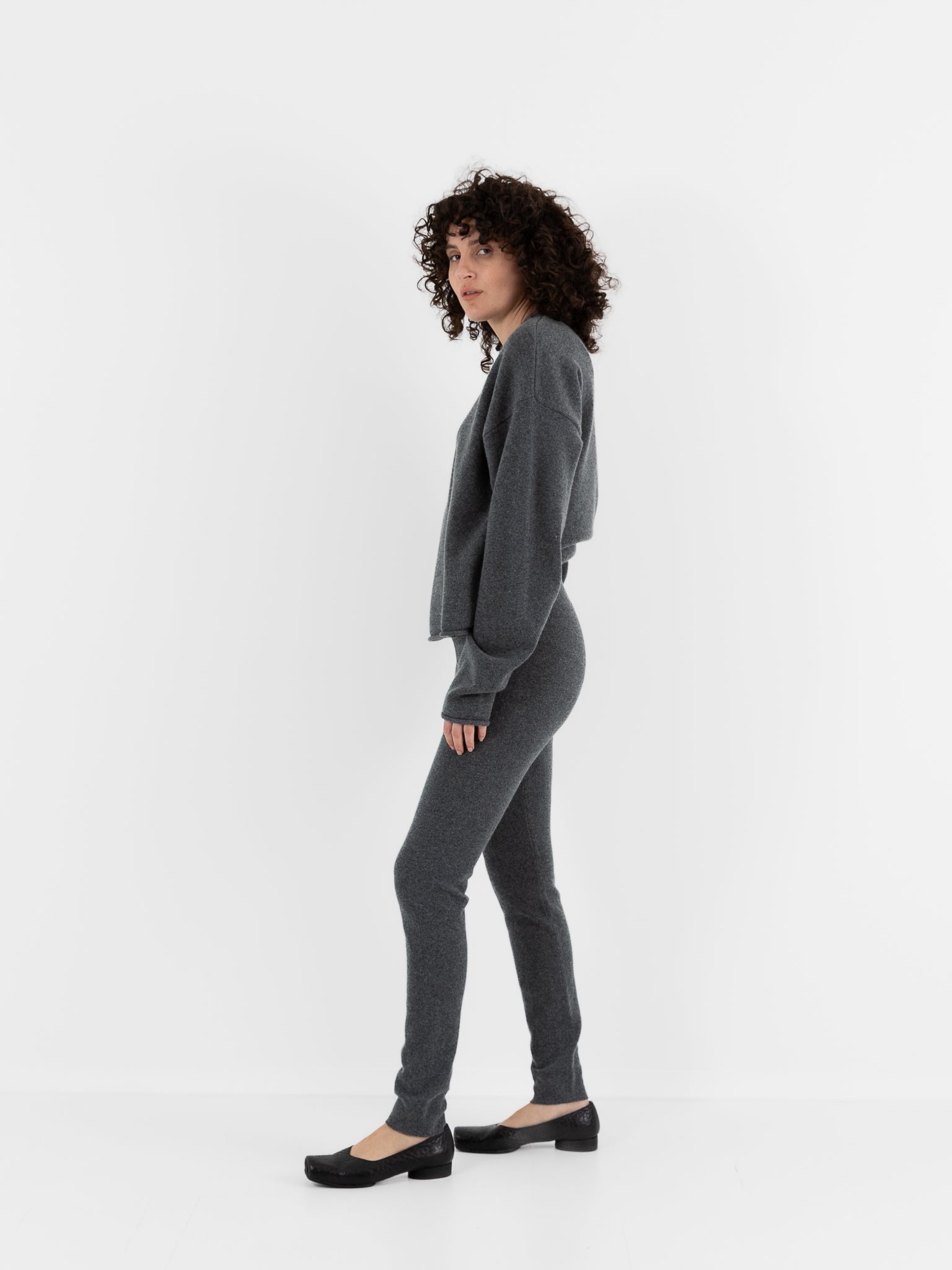 Extreme Cashmere n°372 Beat Leggings in Felt - EXTREME CASHMERE at Worthwhile - shop LEGGINGS