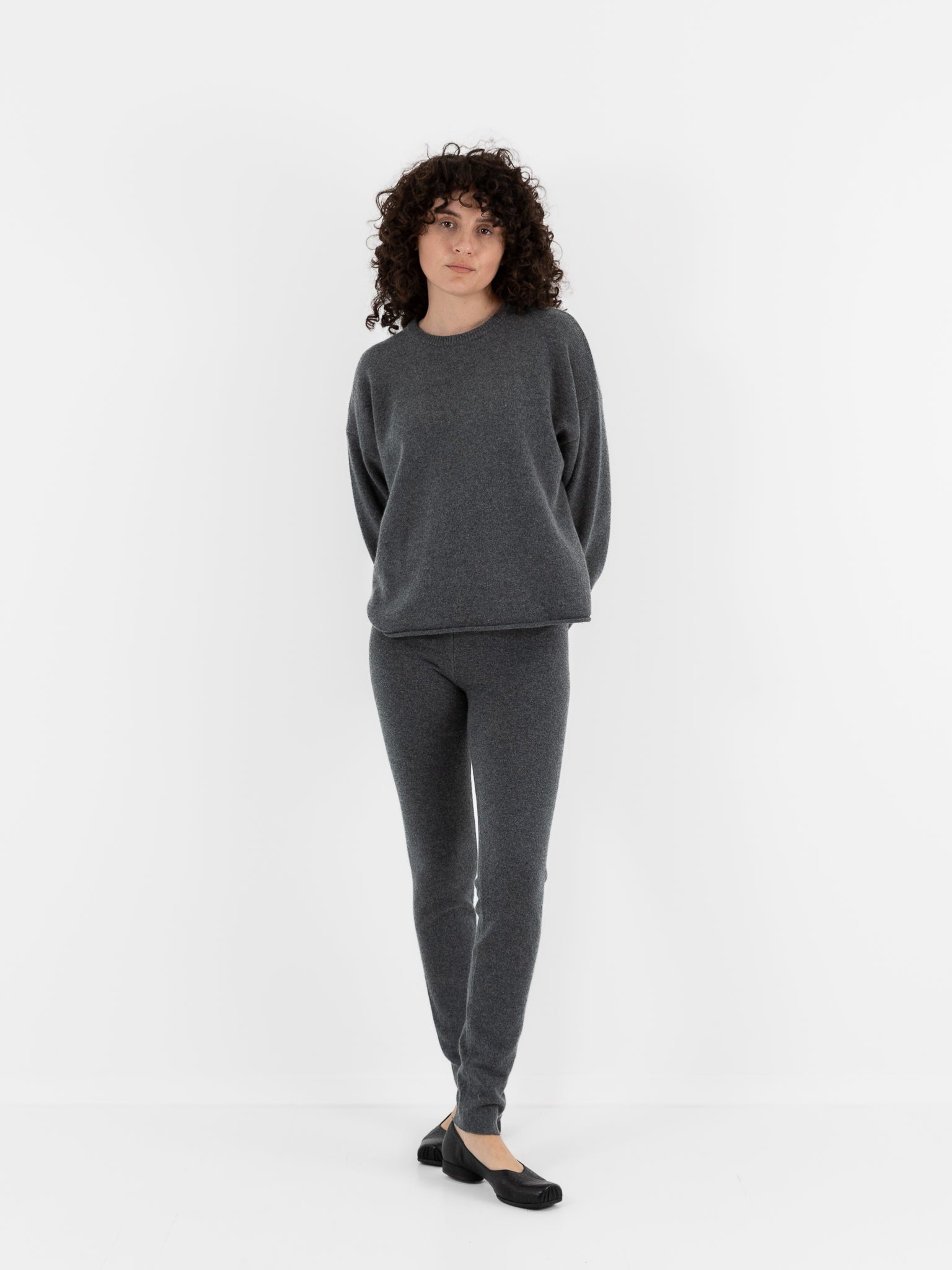 Extreme Cashmere n°372 Beat Leggings in Felt - EXTREME CASHMERE at Worthwhile - shop LEGGINGS