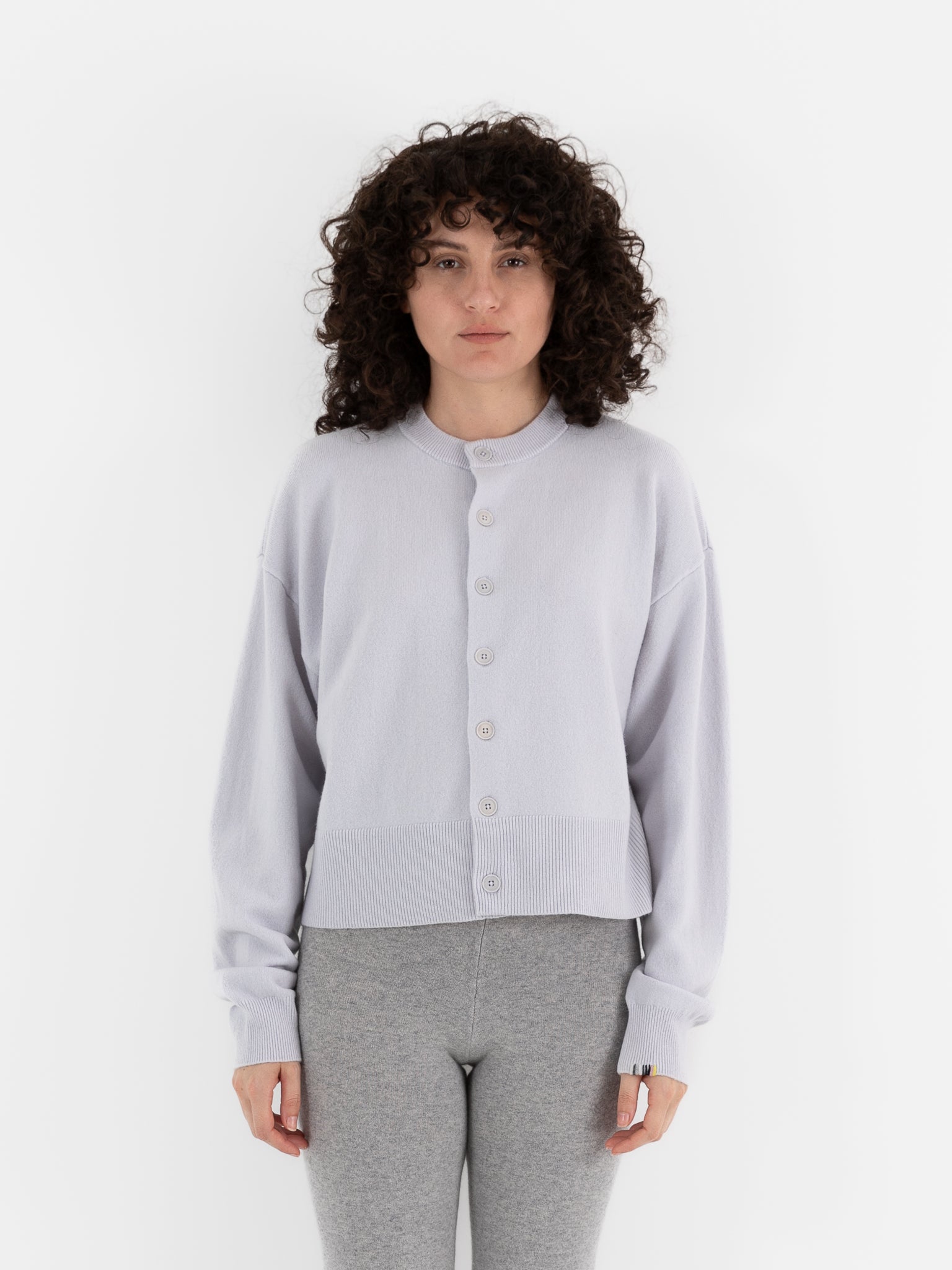 Extreme Cashmere n°170 Chou Cardigan in Heaven - EXTREME CASHMERE at Worthwhile - shop SWEATER