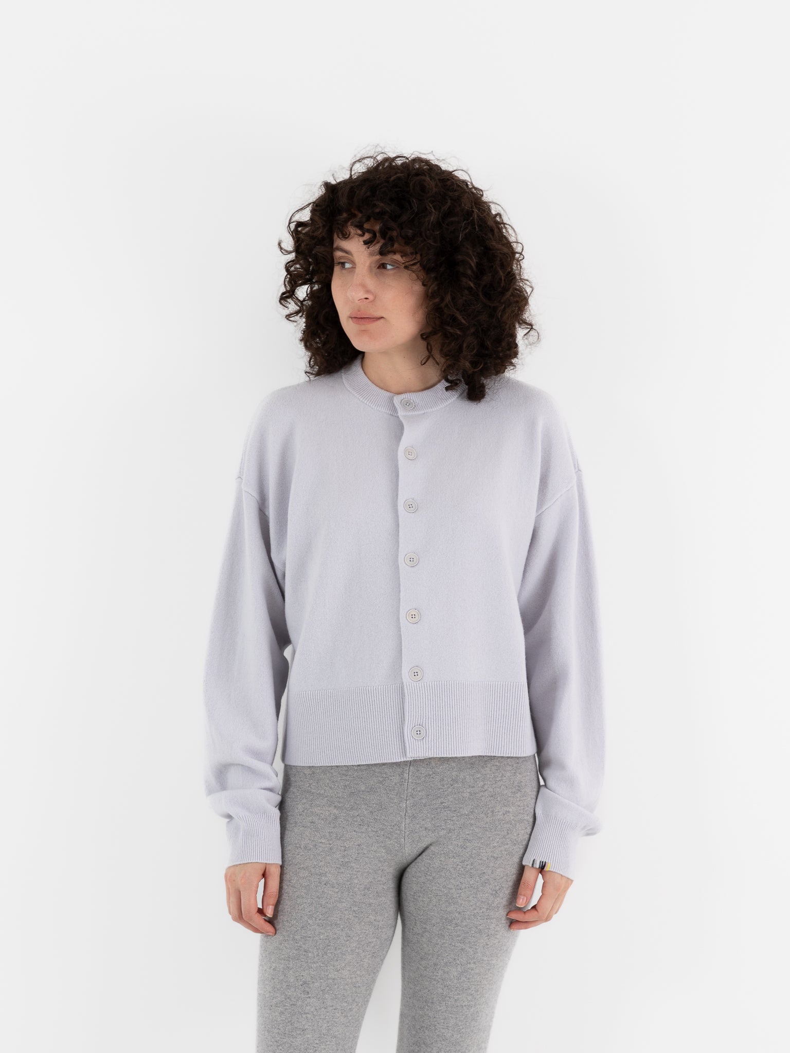 Extreme Cashmere n°170 Chou Cardigan in Heaven - EXTREME CASHMERE at Worthwhile - shop SWEATER