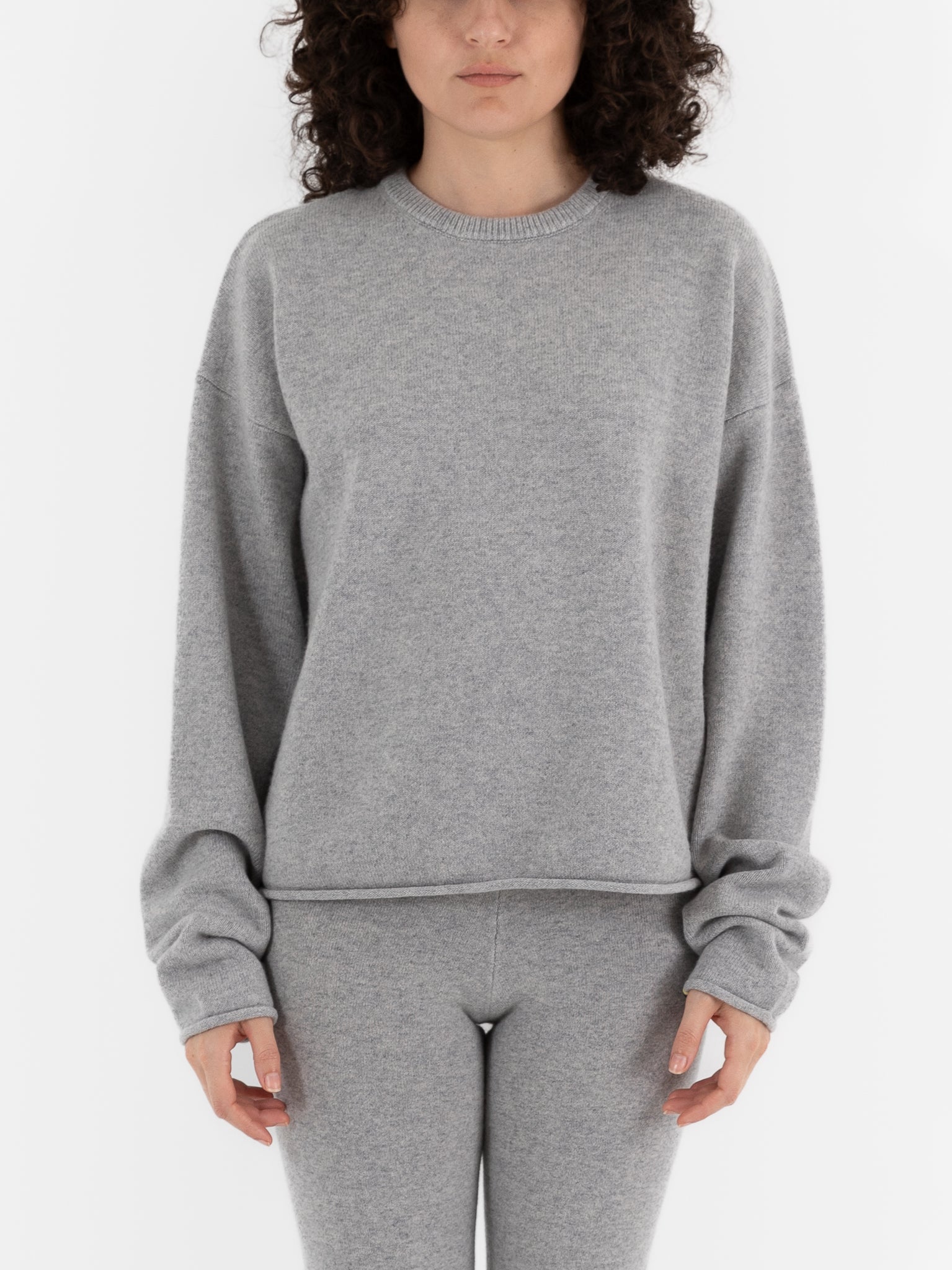 Extreme Cashmere n°426 Comfy Sweater in Grey - EXTREME CASHMERE at Worthwhile - shop SWEATER