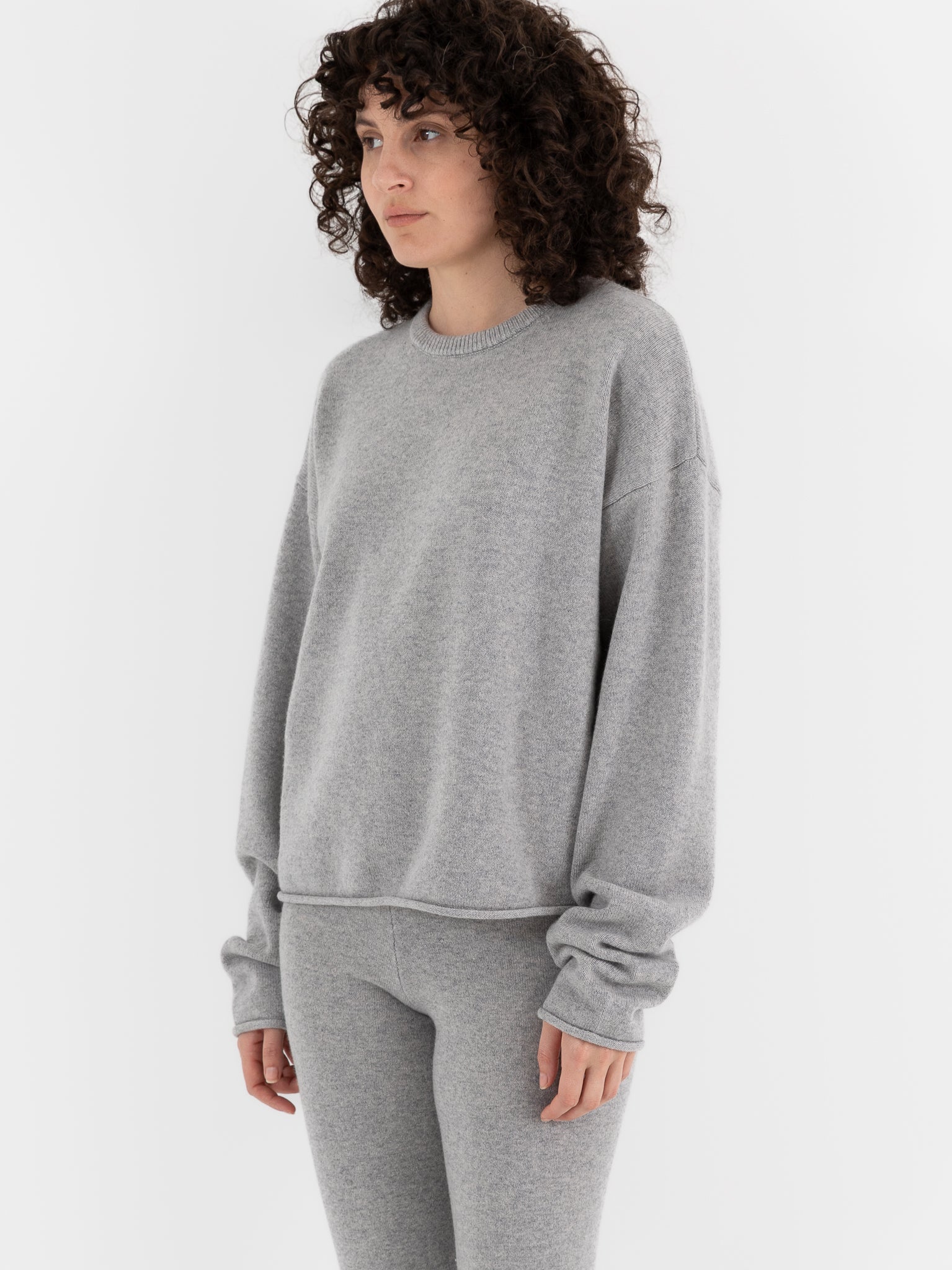 Extreme Cashmere n°426 Comfy Sweater in Grey - EXTREME CASHMERE at Worthwhile - shop SWEATER