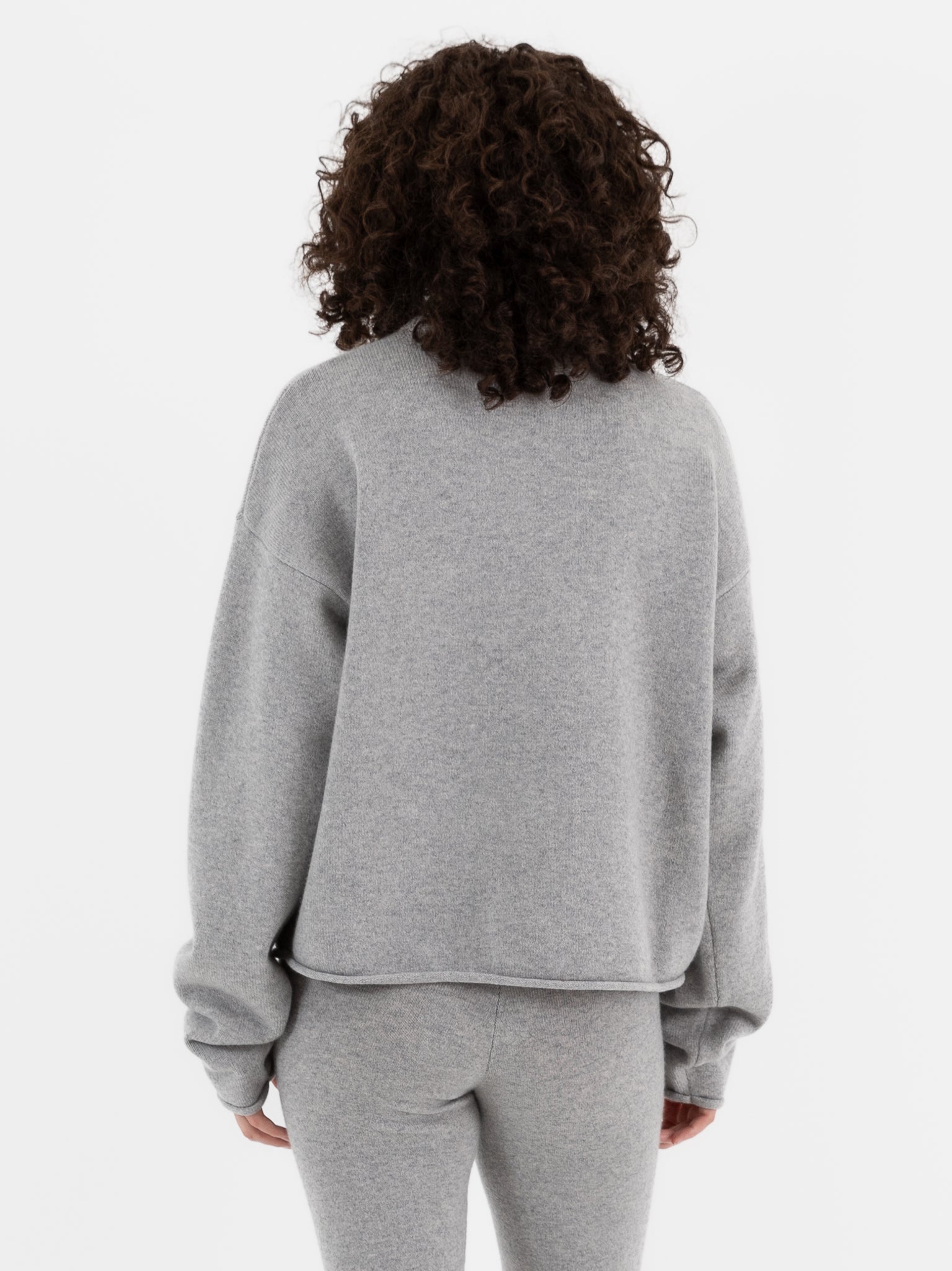 Extreme Cashmere n°426 Comfy Sweater in Grey - EXTREME CASHMERE at Worthwhile - shop SWEATER