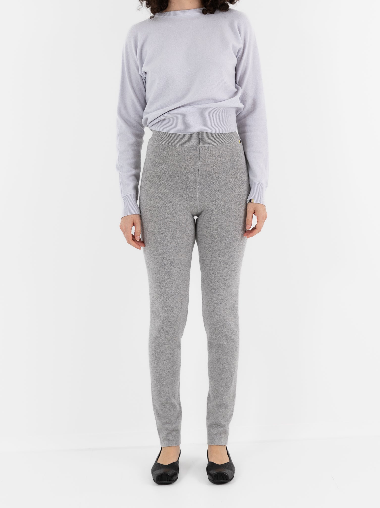 Extreme Cashmere n°372 Beat Leggings in Grey - EXTREME CASHMERE at Worthwhile - shop LEGGINGS
