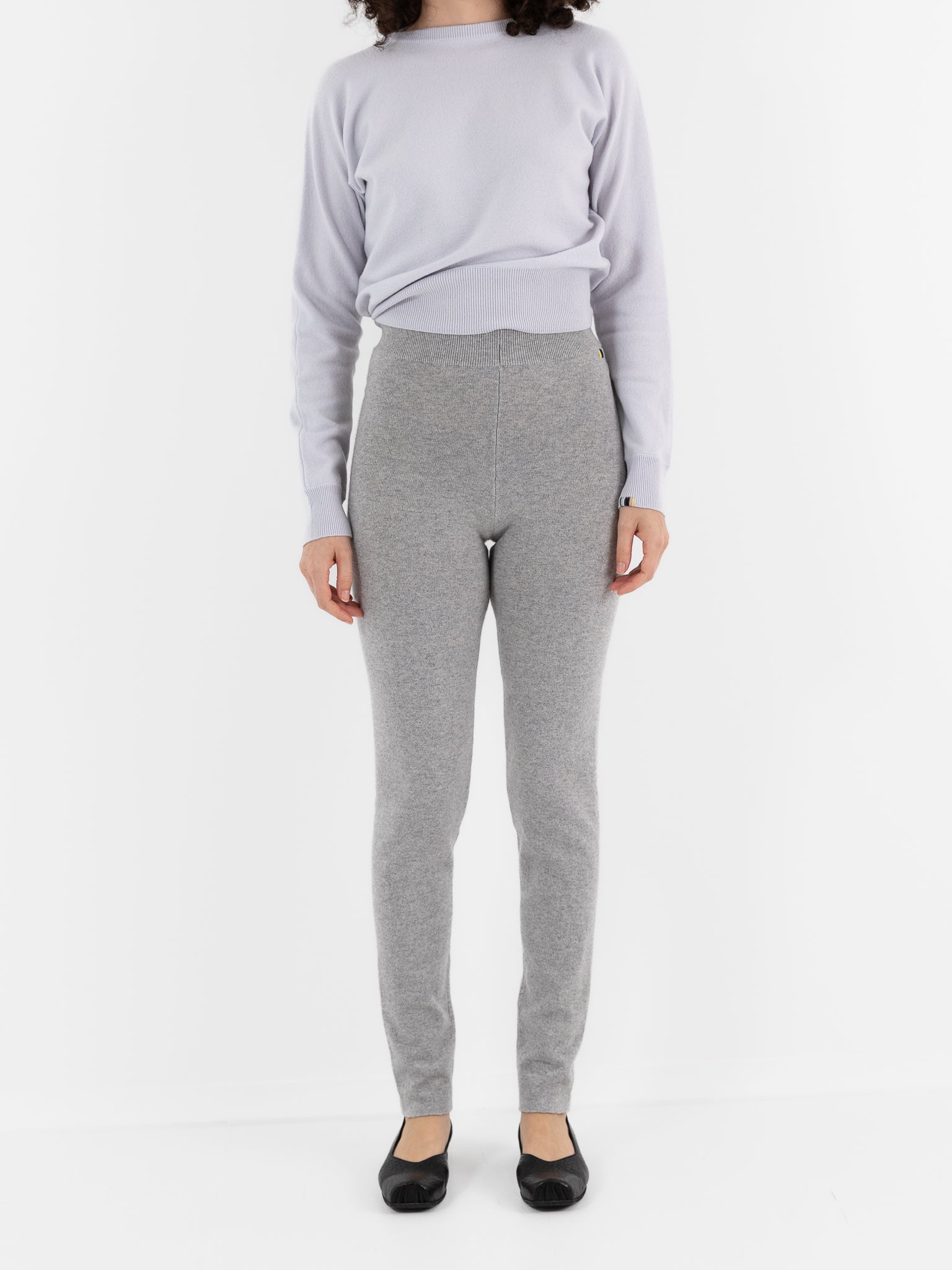Extreme Cashmere n°372 Beat Leggings in Grey - EXTREME CASHMERE at Worthwhile - shop LEGGINGS