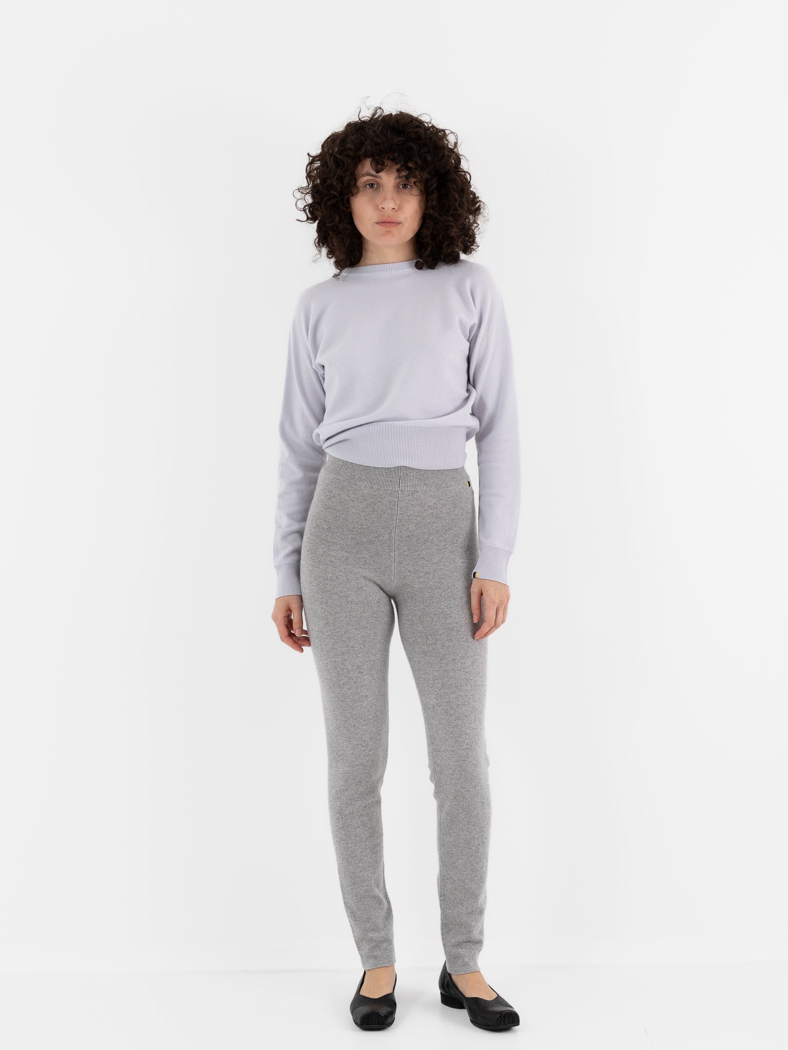 Extreme Cashmere n°372 Beat Leggings in Grey - EXTREME CASHMERE at Worthwhile - shop LEGGINGS