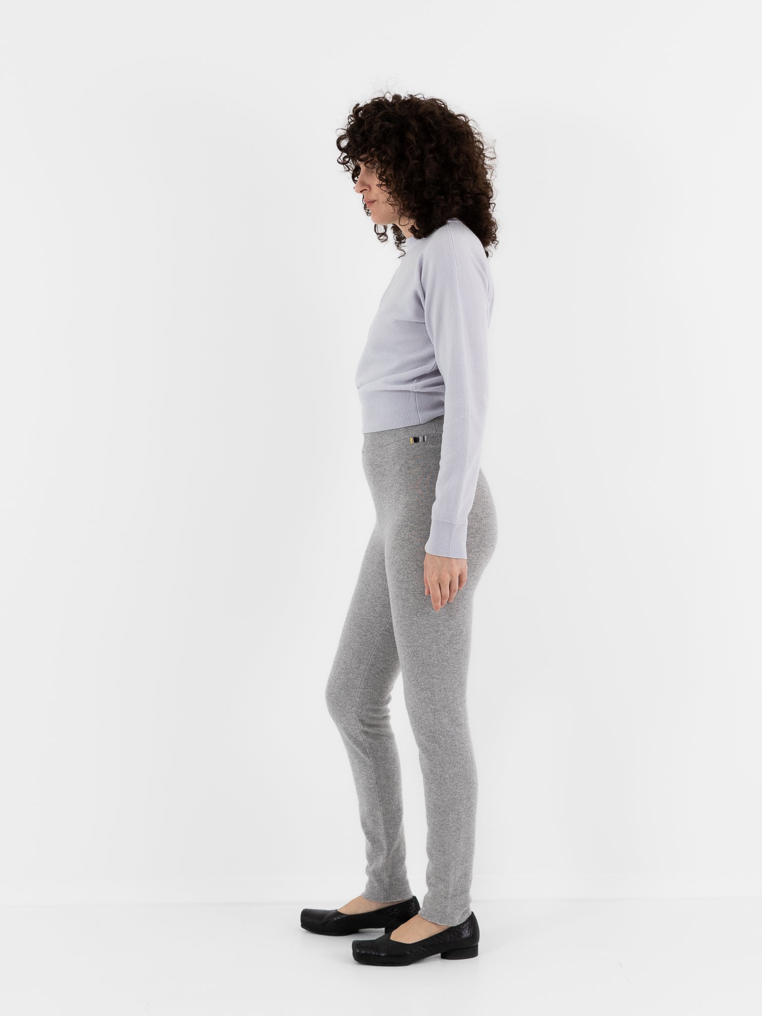 Extreme Cashmere n°372 Beat Leggings in Grey - EXTREME CASHMERE at Worthwhile - shop LEGGINGS