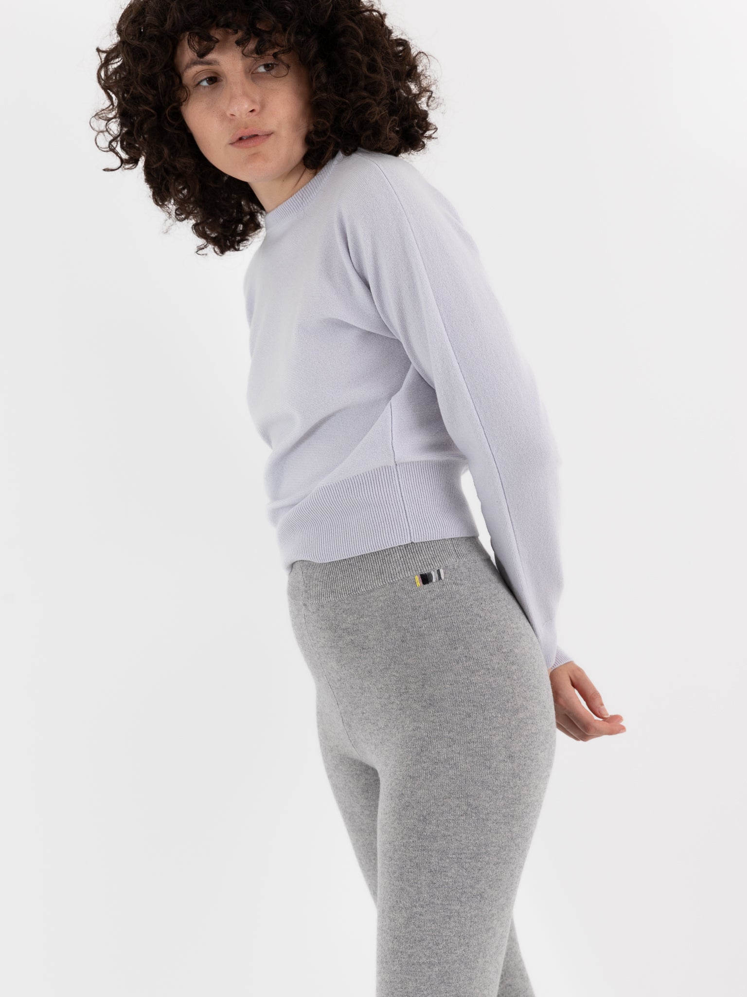 Extreme Cashmere n°372 Beat Leggings in Grey - EXTREME CASHMERE at Worthwhile - shop LEGGINGS