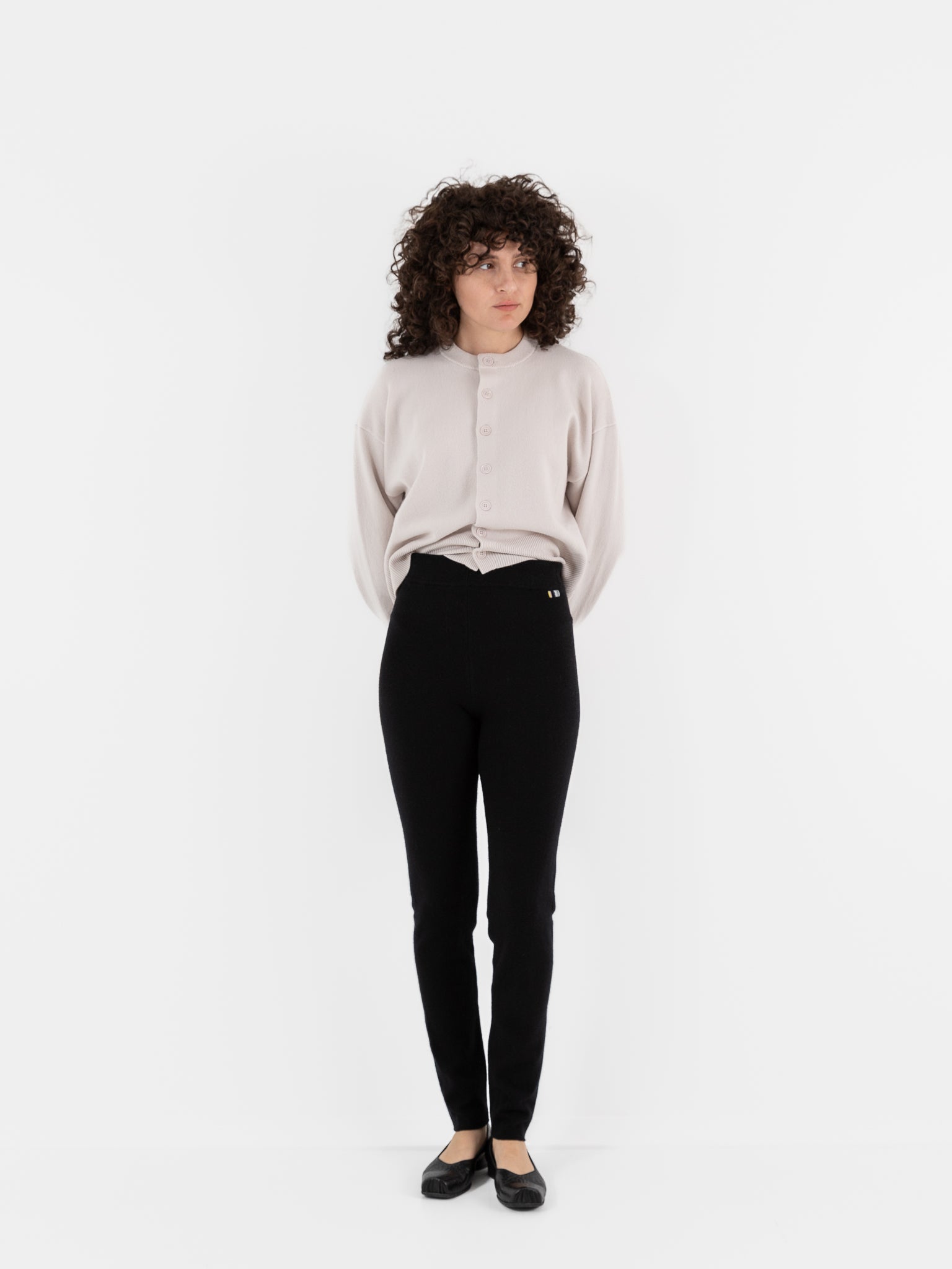 Extreme Cashmere n°372 Beat Leggings in Raven - EXTREME CASHMERE at Worthwhile - shop LEGGINGS
