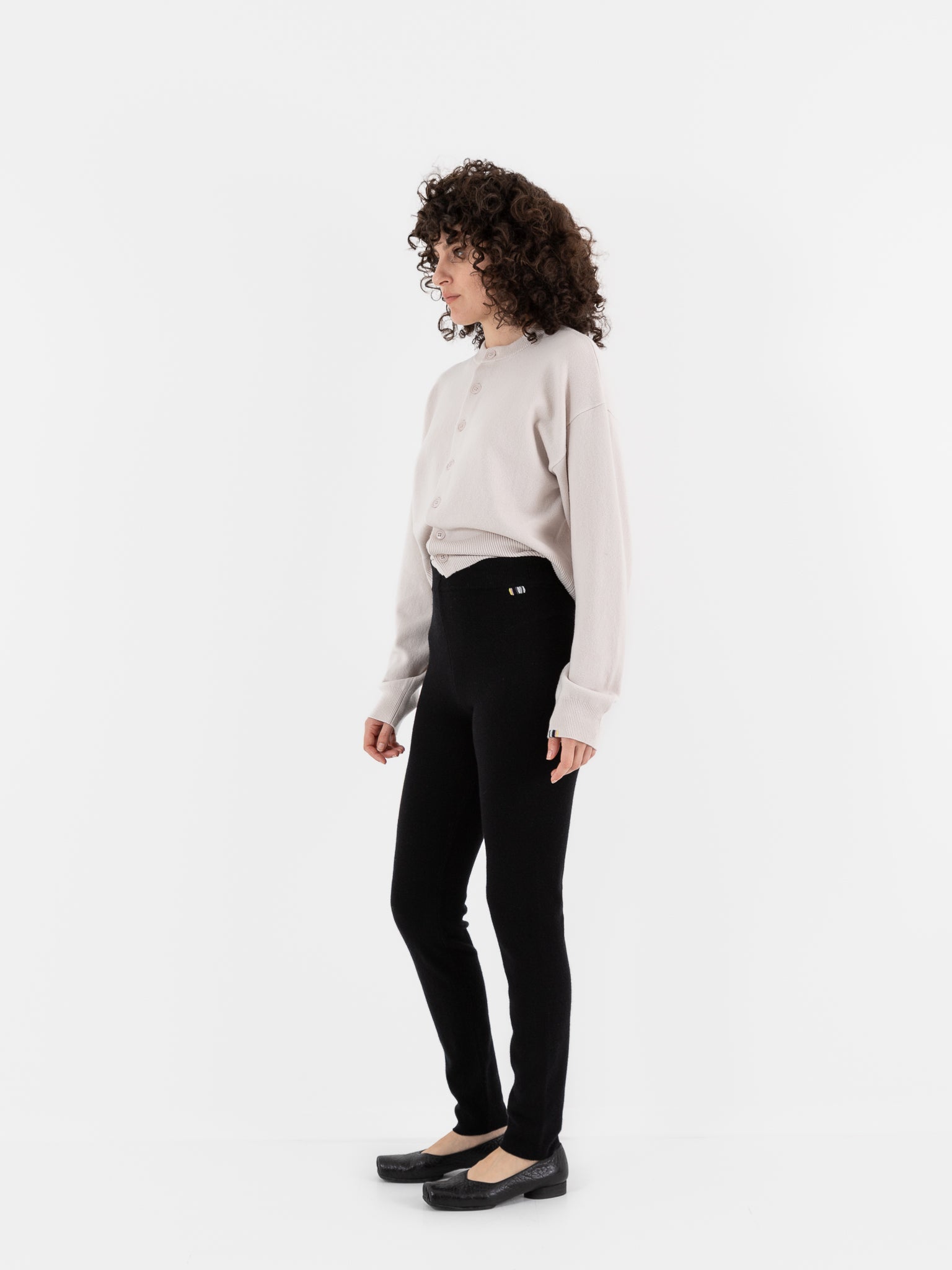 Extreme Cashmere n°372 Beat Leggings in Raven - EXTREME CASHMERE at Worthwhile - shop LEGGINGS