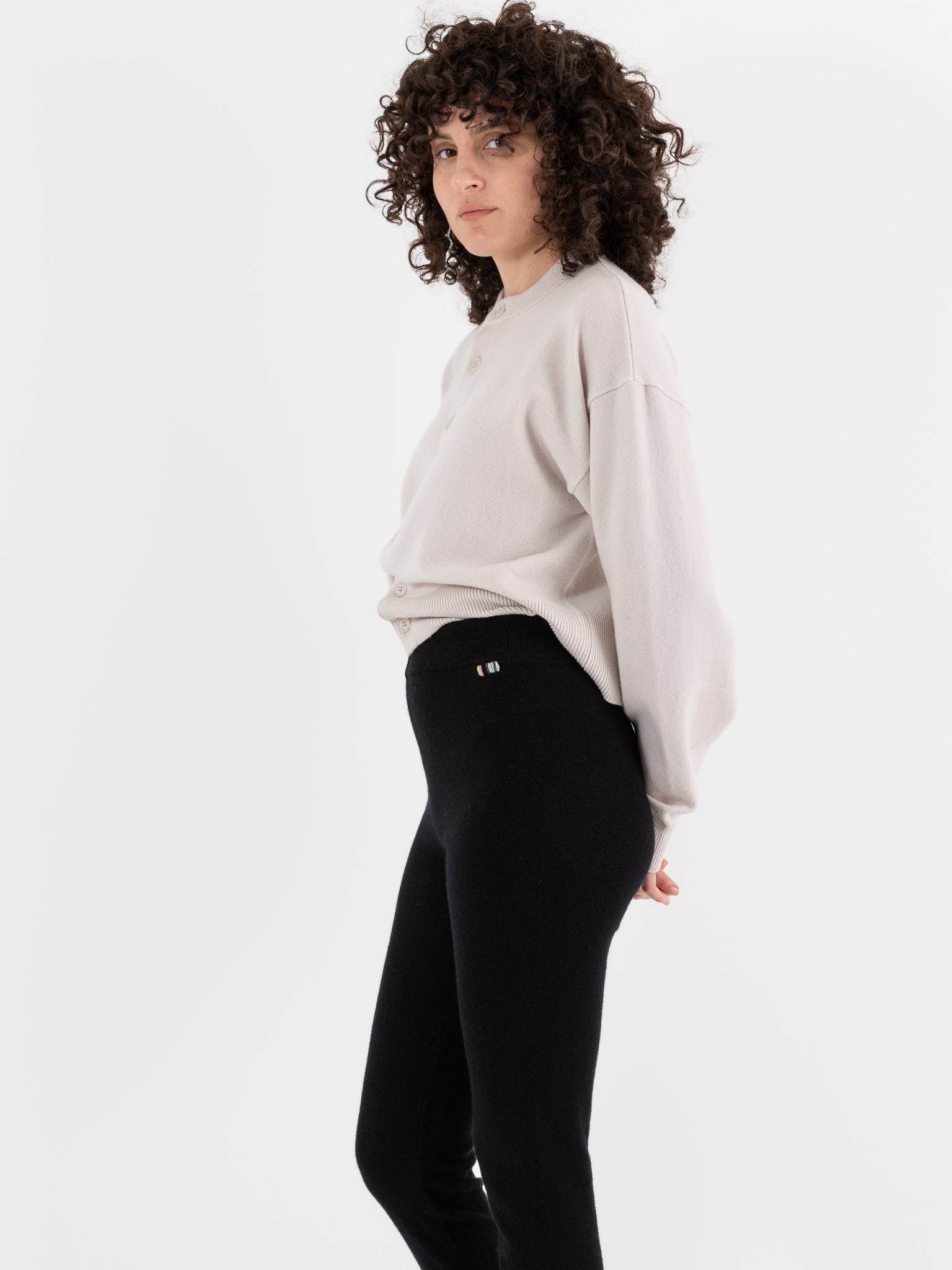 Extreme Cashmere n°372 Beat Leggings in Raven - EXTREME CASHMERE at Worthwhile - shop LEGGINGS