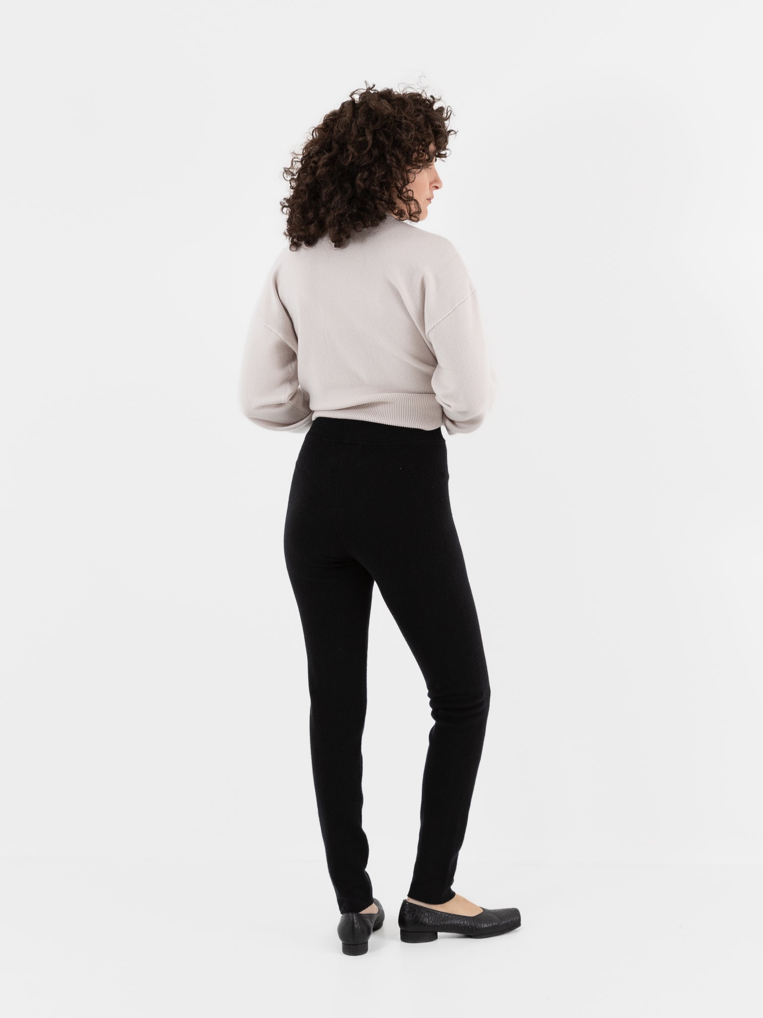 Extreme Cashmere n°372 Beat Leggings in Raven - EXTREME CASHMERE at Worthwhile - shop LEGGINGS
