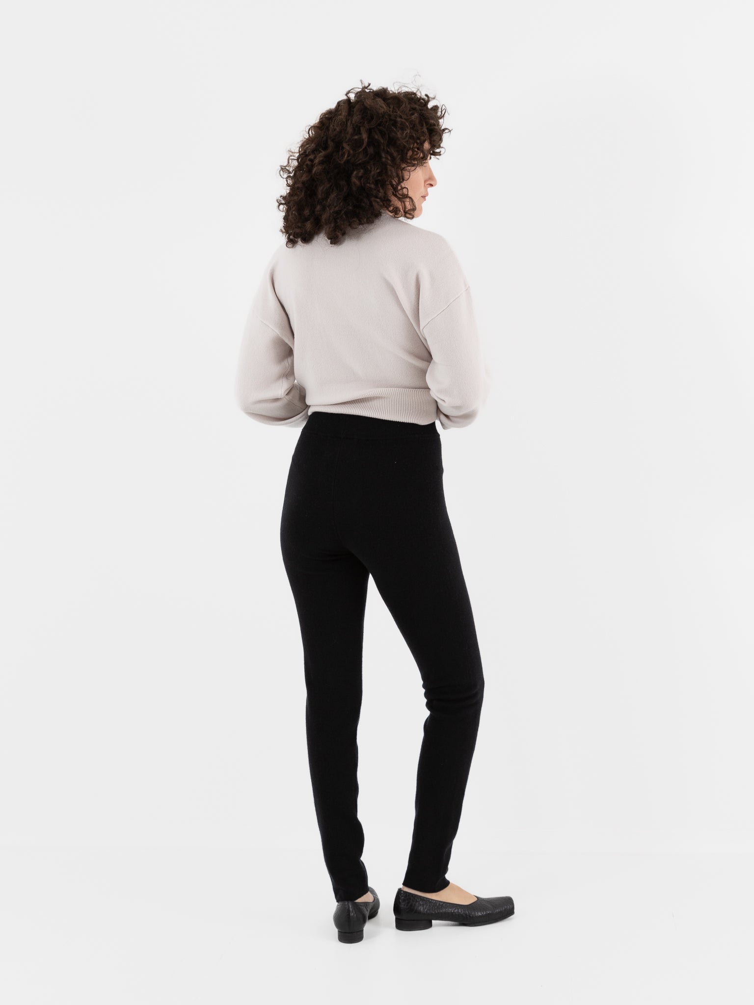 Extreme Cashmere n°372 Beat Leggings in Raven - EXTREME CASHMERE at Worthwhile - shop LEGGINGS