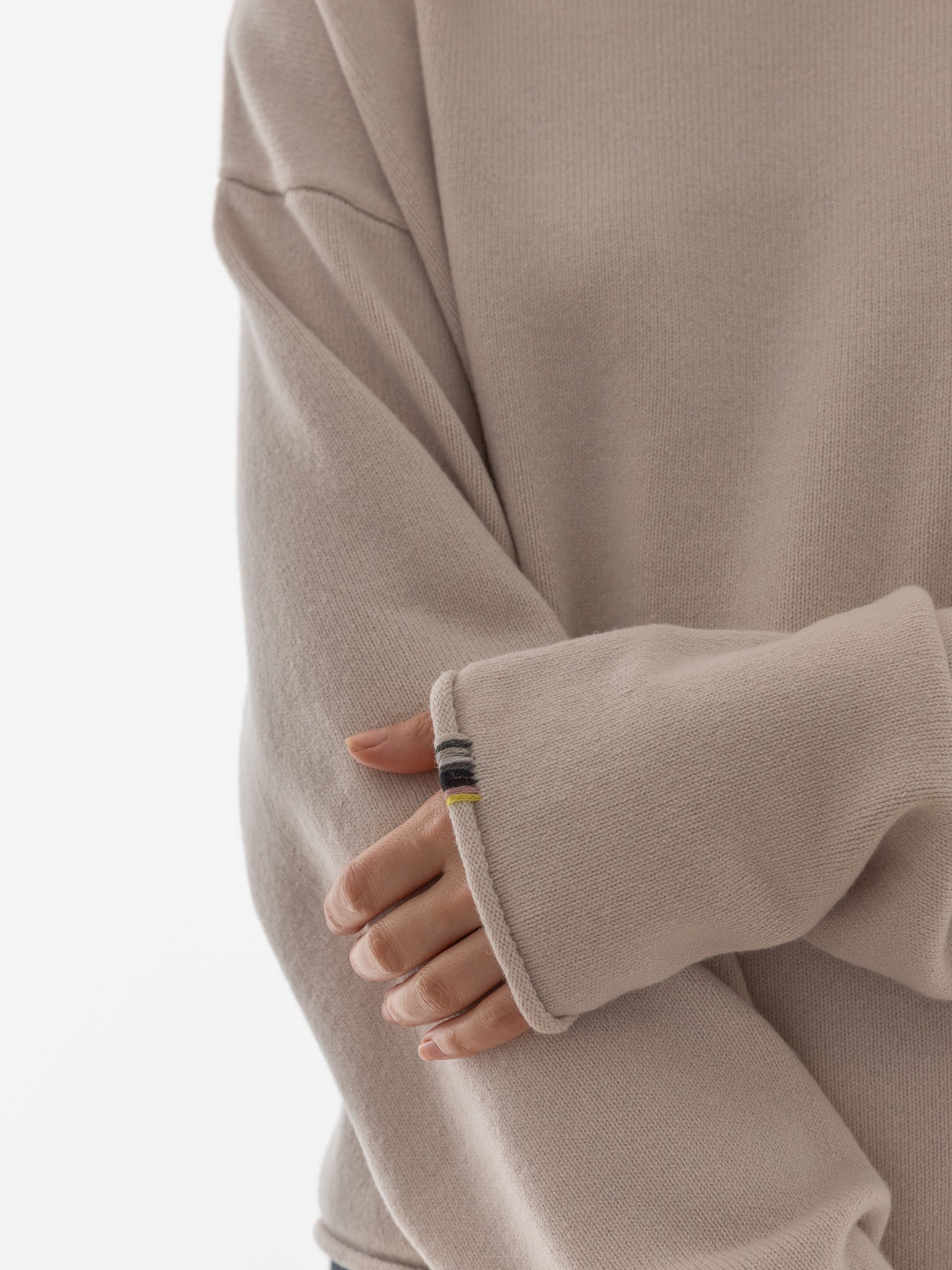 Extreme Cashmere n°426 Comfy Sweater in Chalk - EXTREME CASHMERE at Worthwhile - shop SWEATER