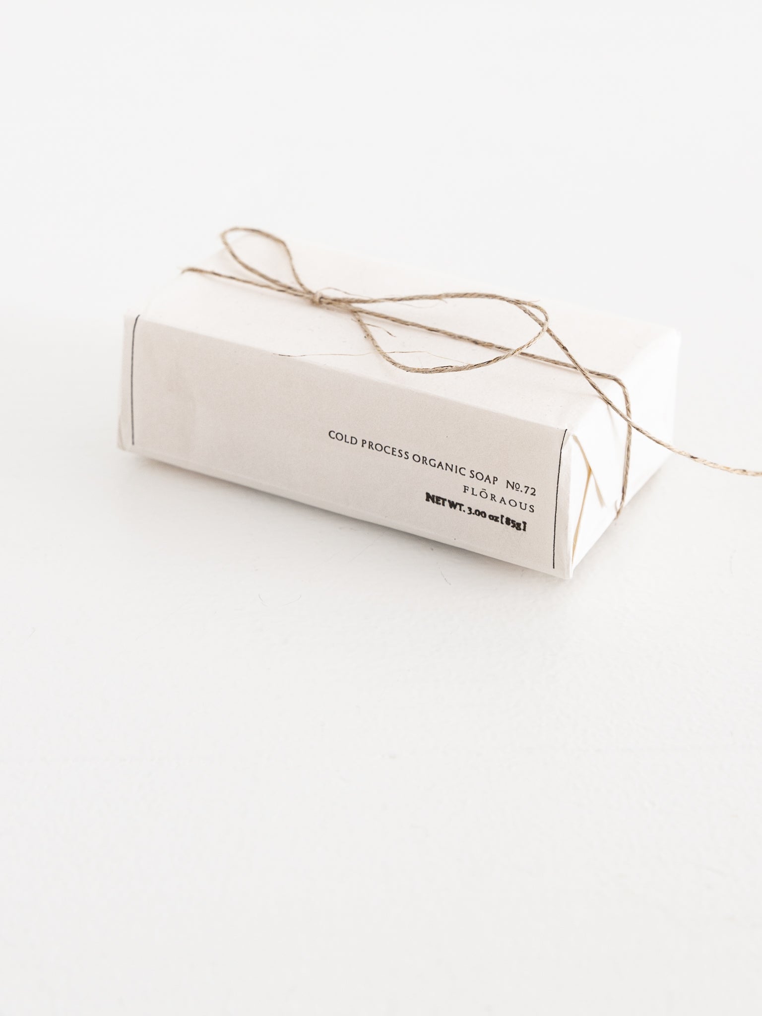 FLŌRAOUS Organic Soap, No. 72 - FLORAOUS at Worthwhile - shop SOAP