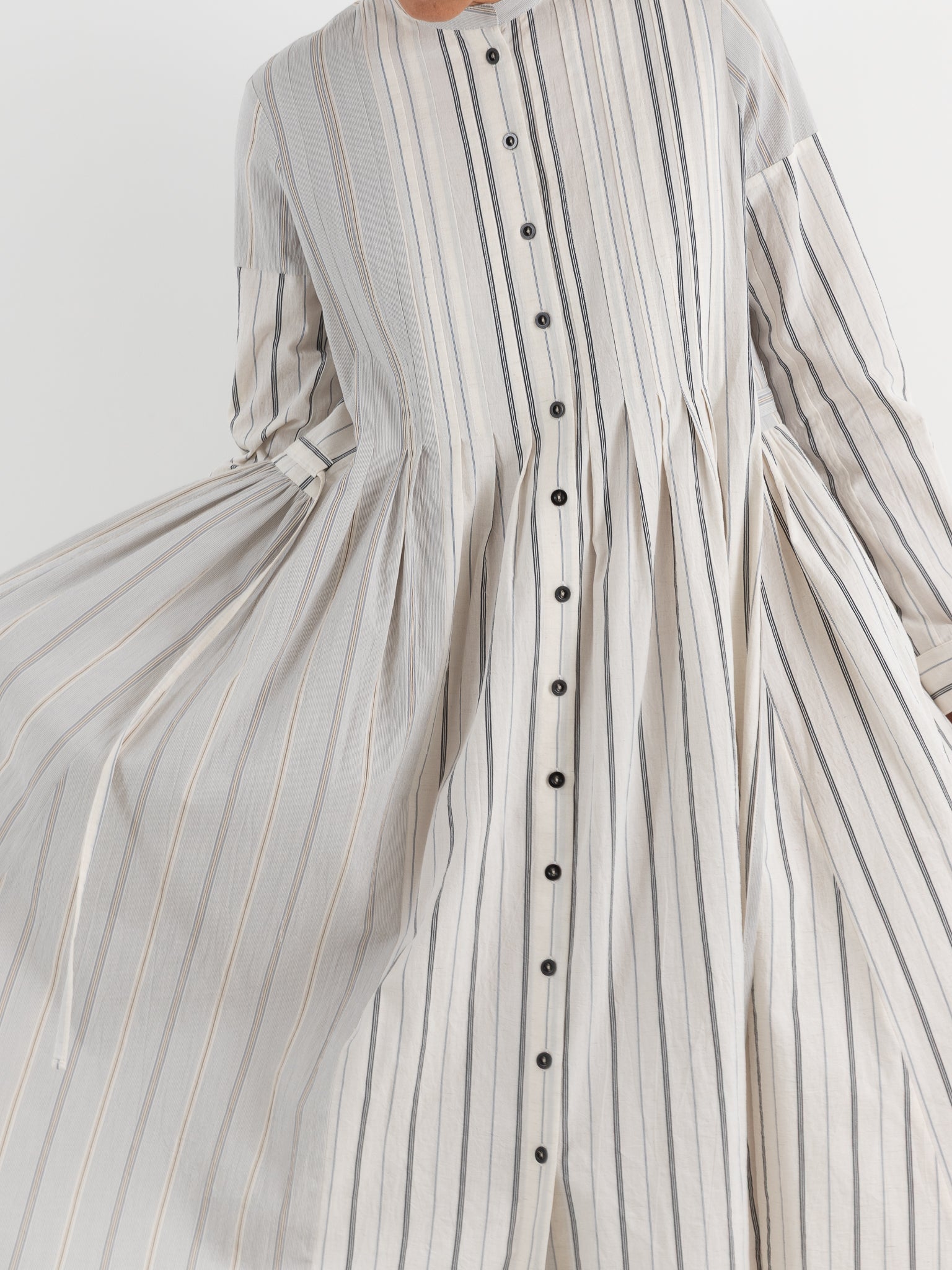 Gary Graham Worker Shirting Dress in Light - GARY GRAHAM at Worthwhile - shop DRESS