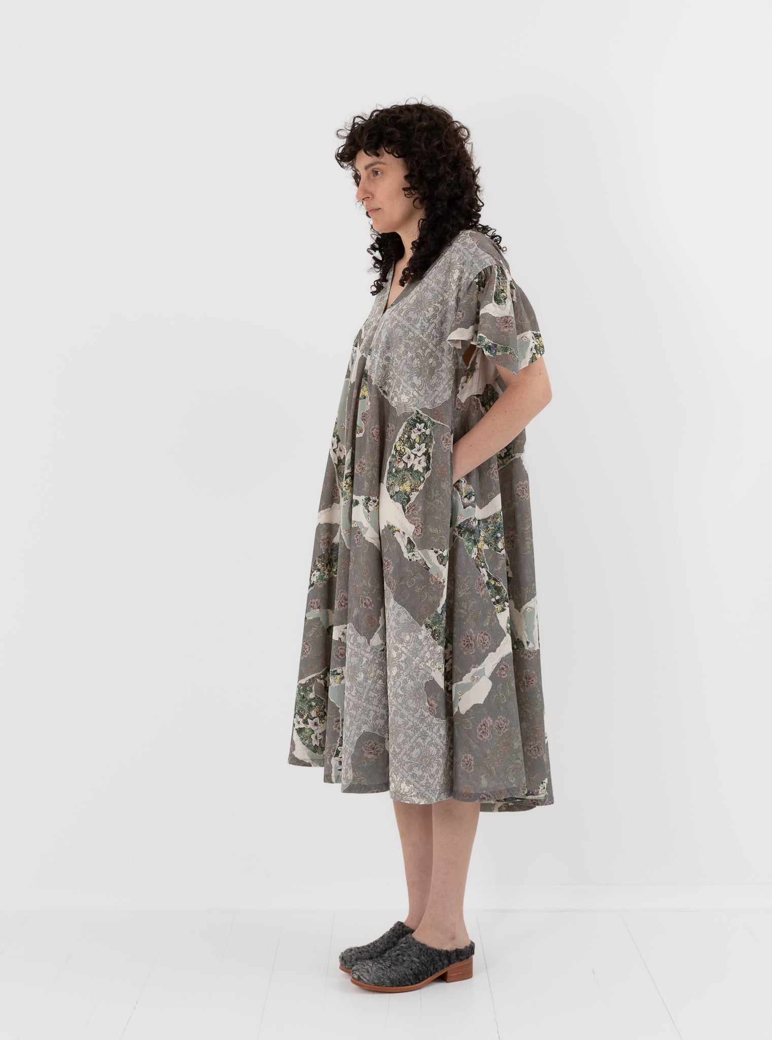 GASA Resonance V - Neck Dress in Multicolor - GASA at Worthwhile - shop DRESS