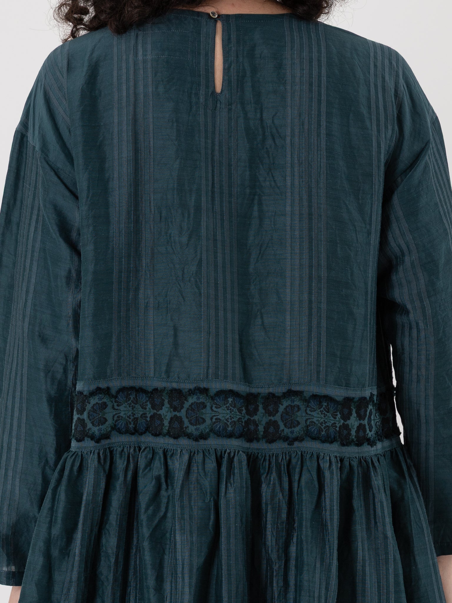 GASA Gathered Dress in Abyssal Blue - GASA at Worthwhile - shop DRESS
