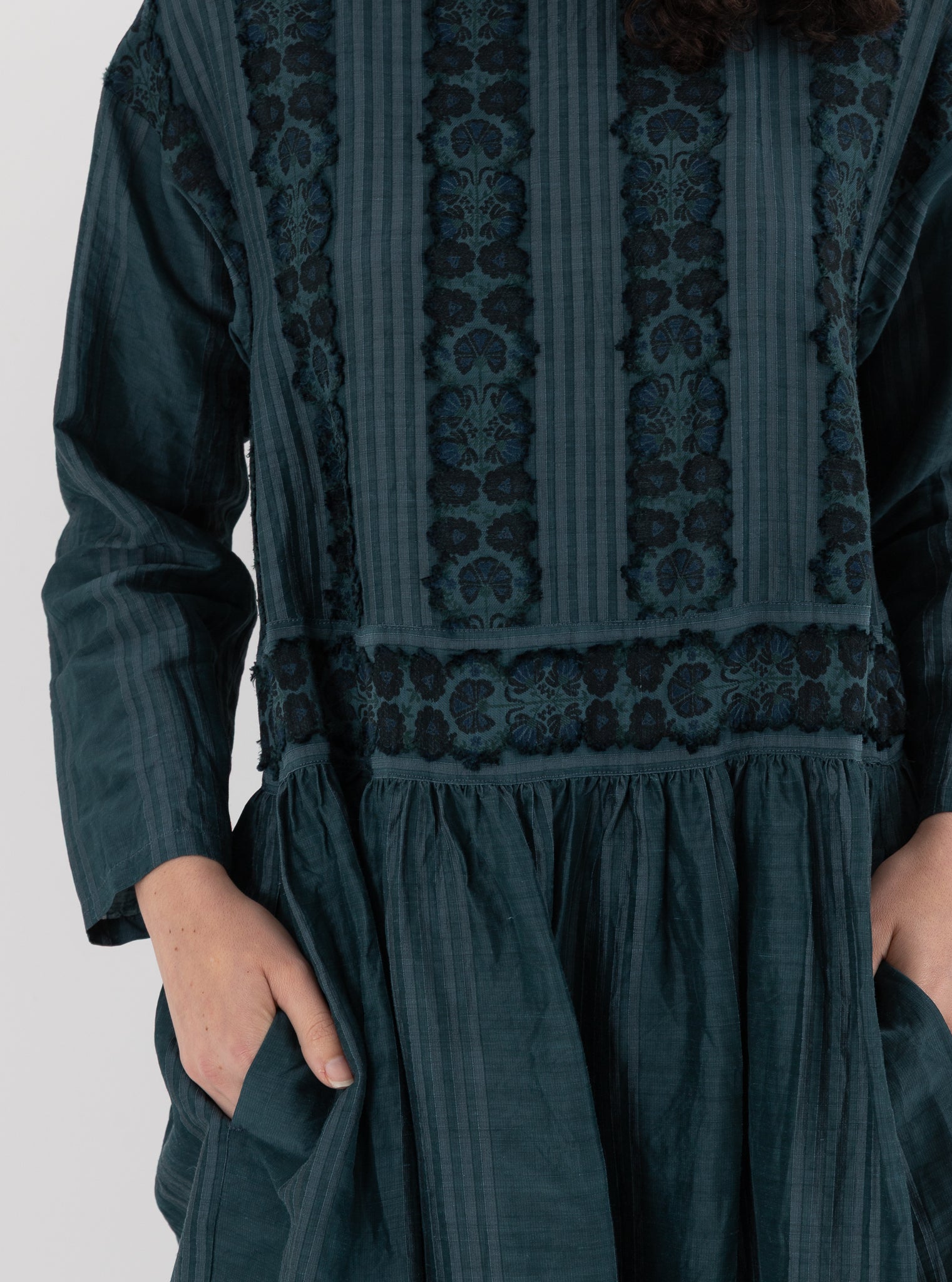 GASA Gathered Dress in Abyssal Blue - GASA at Worthwhile - shop DRESS