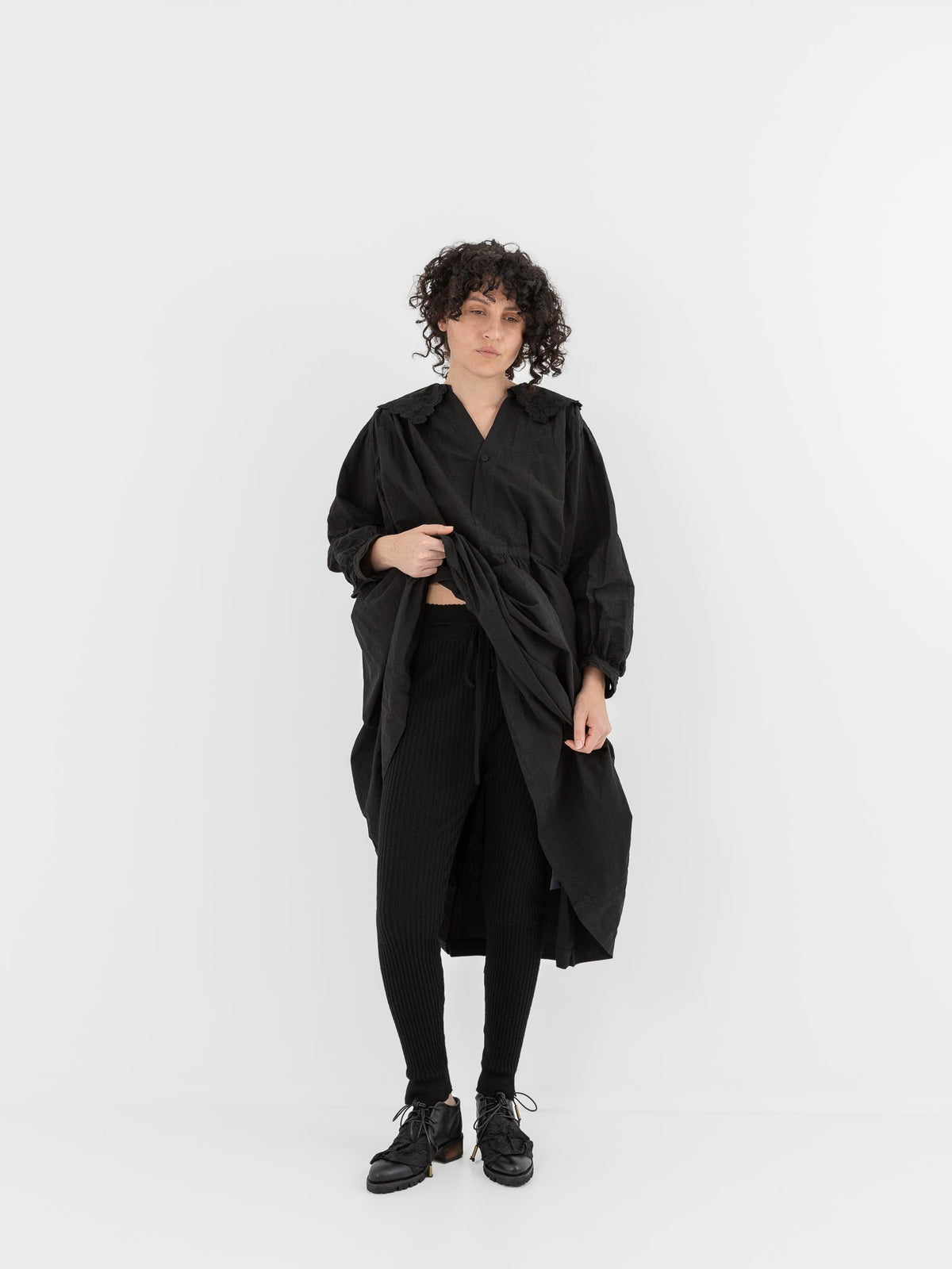 GASA Knit Leggings in Black - GASA at Worthwhile - shop LEGGINGS