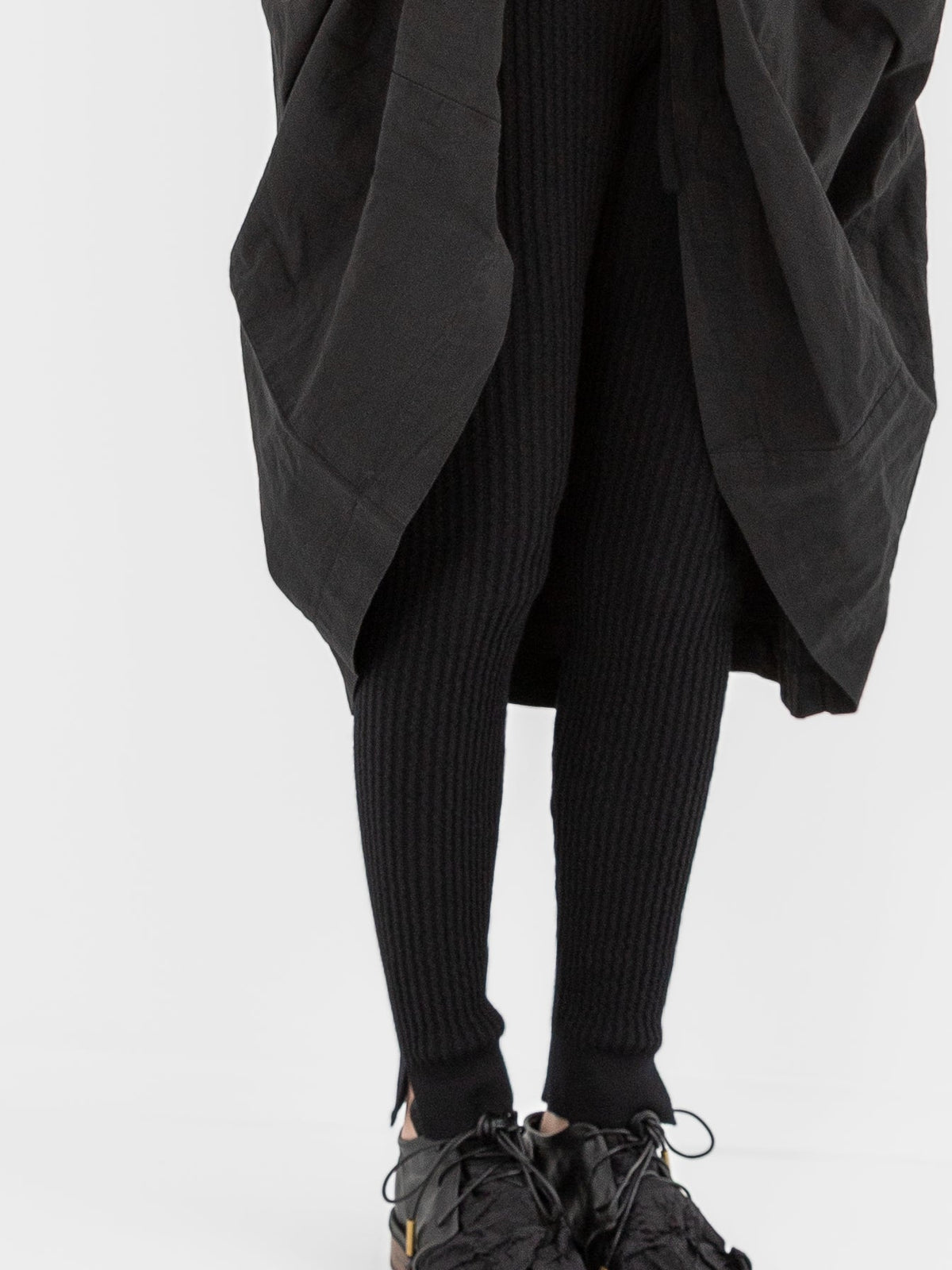 GASA Knit Leggings in Black - GASA at Worthwhile - shop LEGGINGS