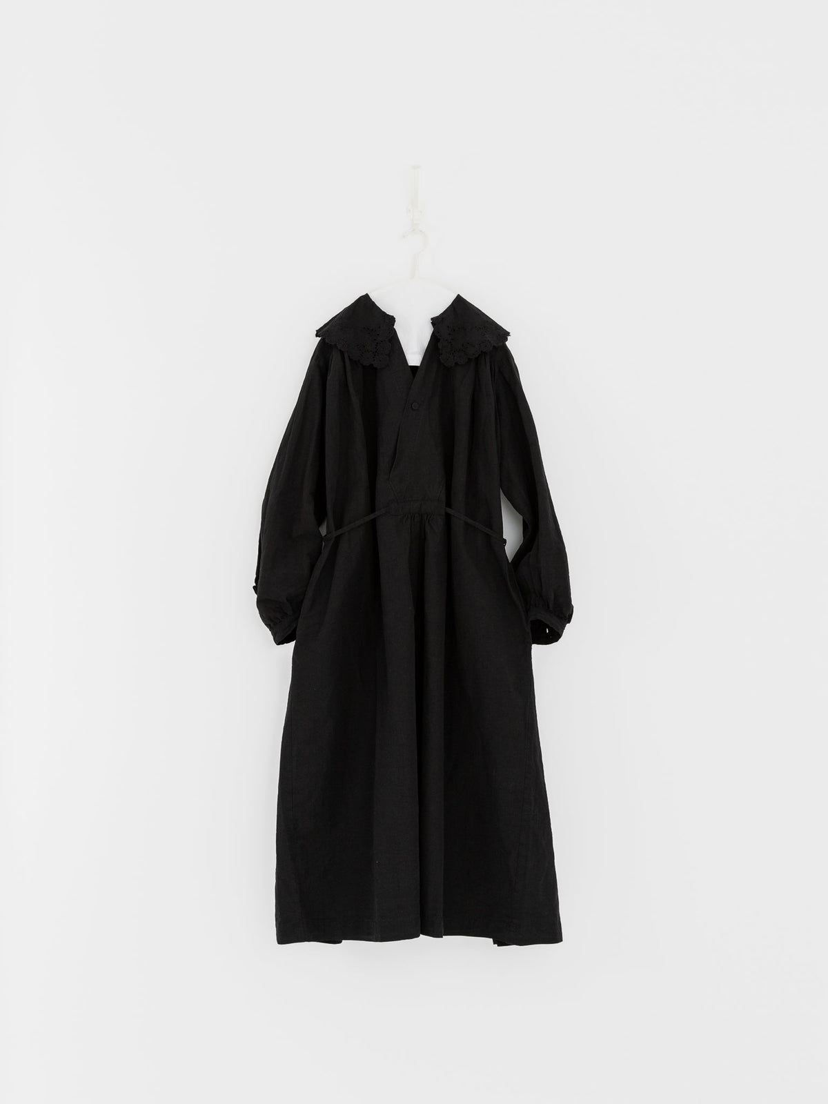 GASA Lace Collar Dress in Black - GASA at Worthwhile - shop DRESS
