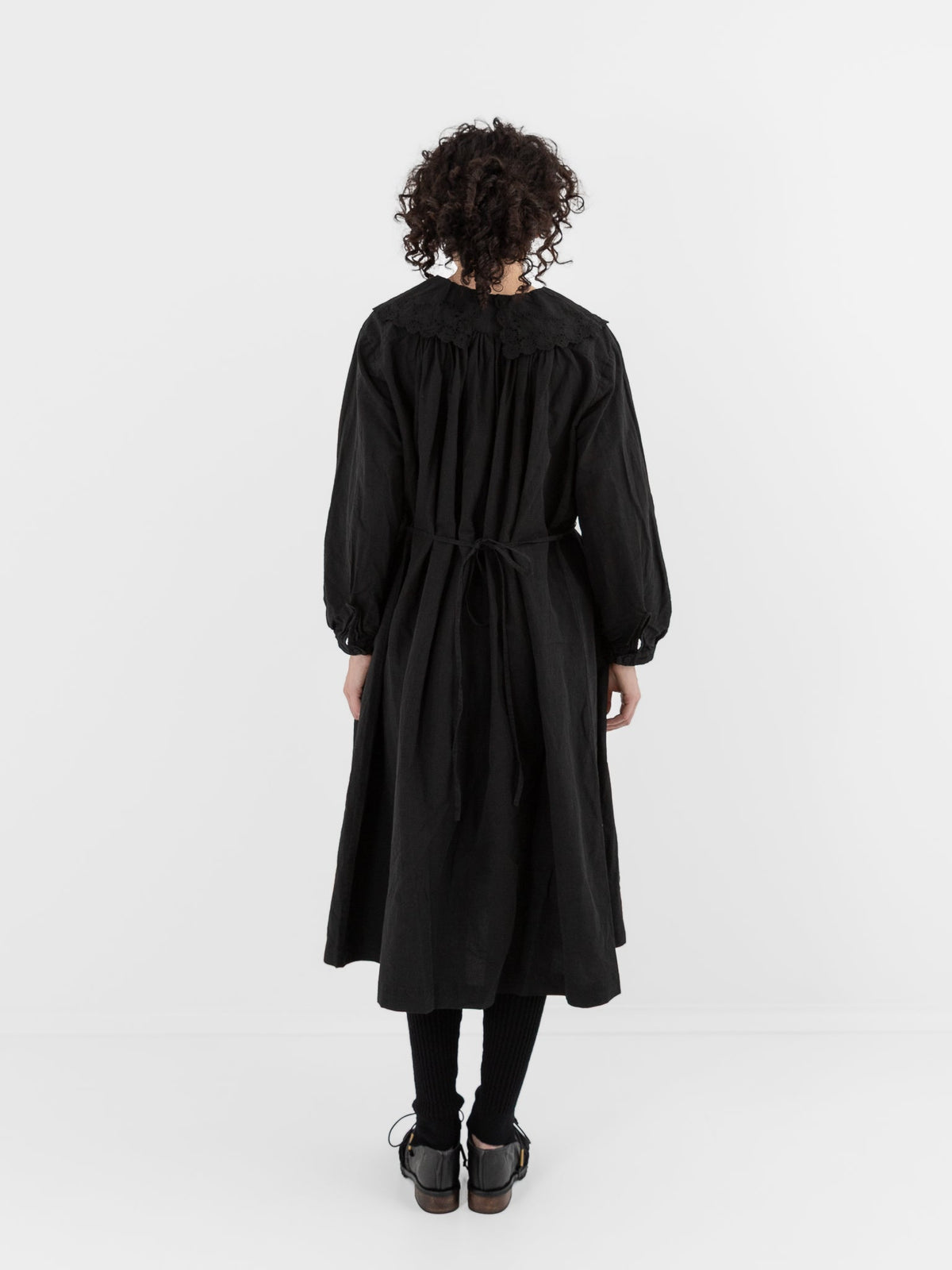 GASA Lace Collar Dress in Black - GASA at Worthwhile - shop DRESS