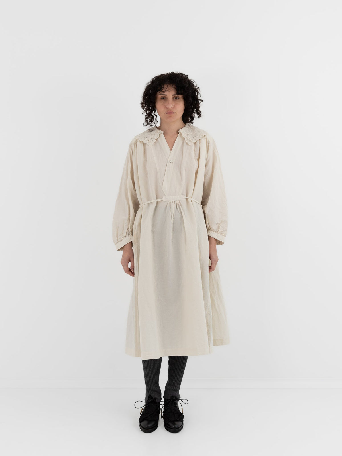 GASA Lace Collar Dress in Powder Pink - GASA at Worthwhile - shop DRESS