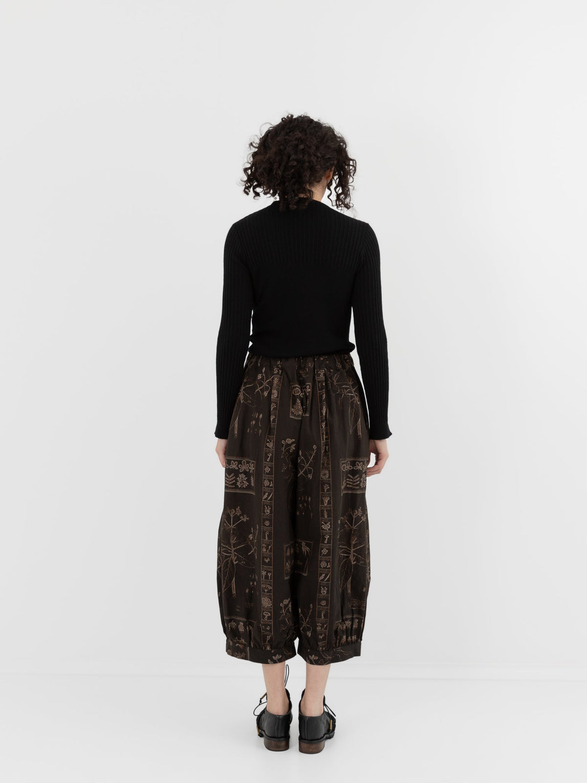 GASA Pant in Dark Brown x Beige - GASA at Worthwhile - shop PANT