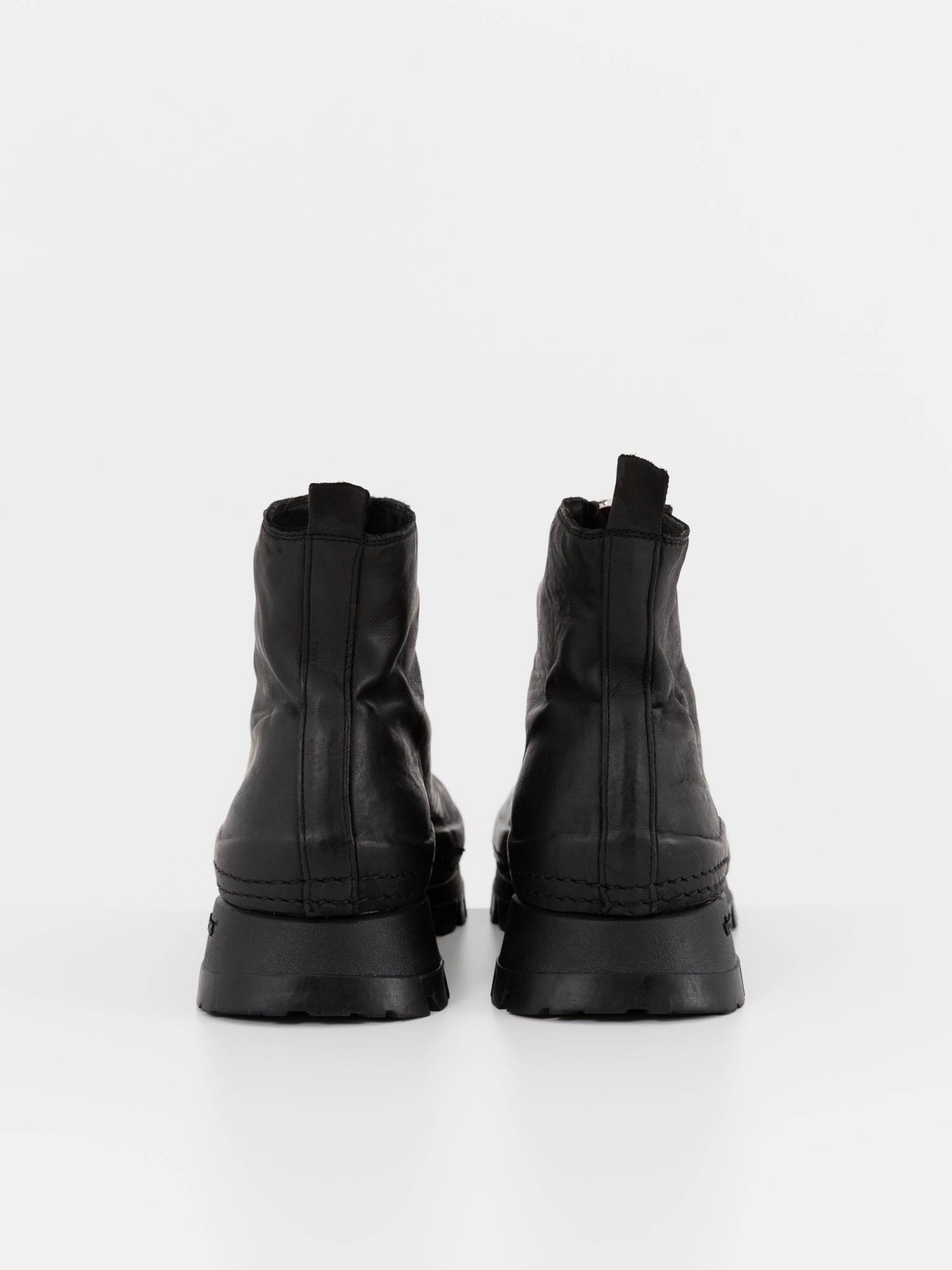 Guidi Front Zip Sneaker Boot VS01 in Black - GUIDI at Worthwhile - shop BOOT