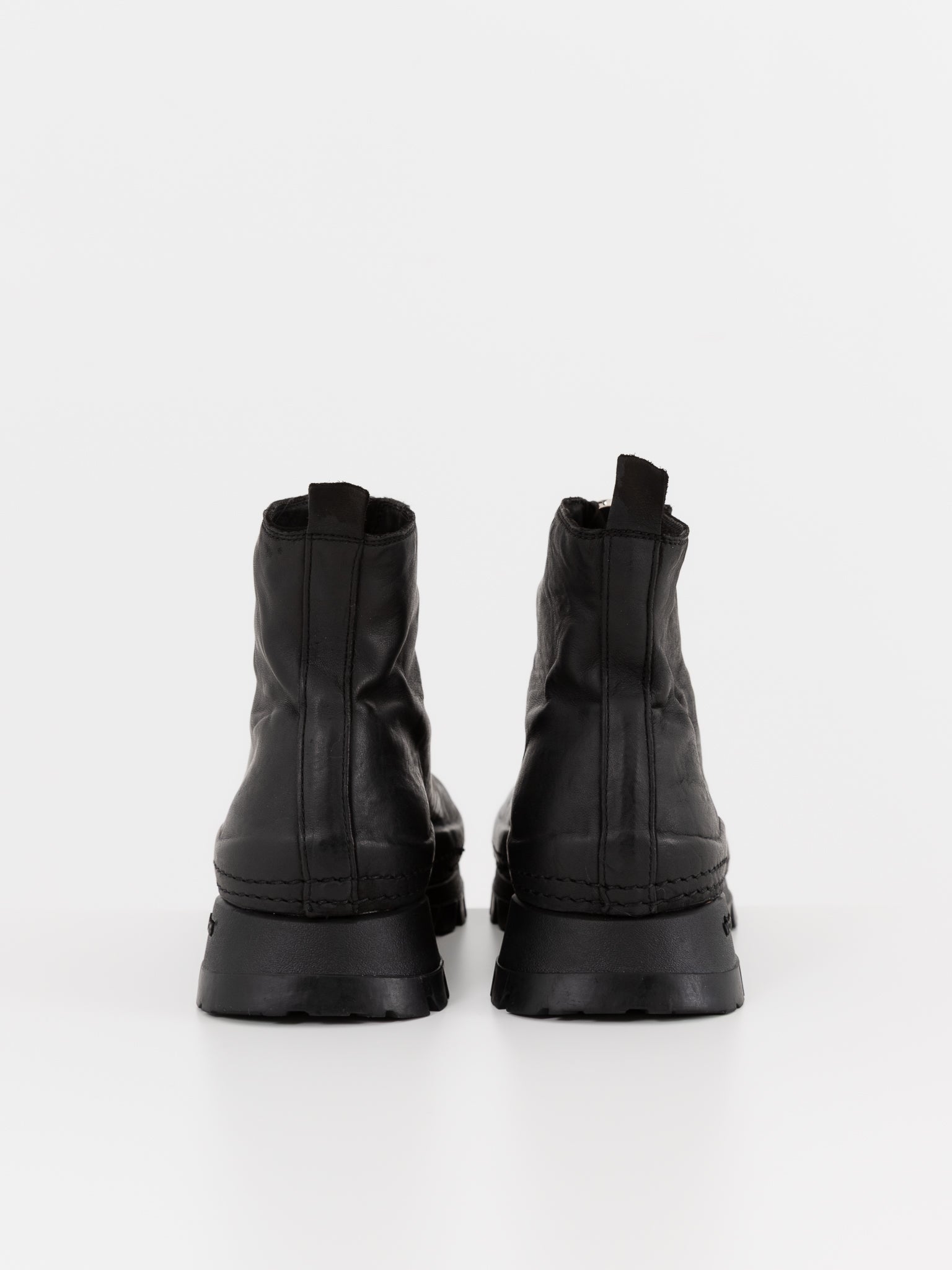 Guidi Front Zip Sneaker Boot VS01 in Black - GUIDI at Worthwhile - shop BOOT