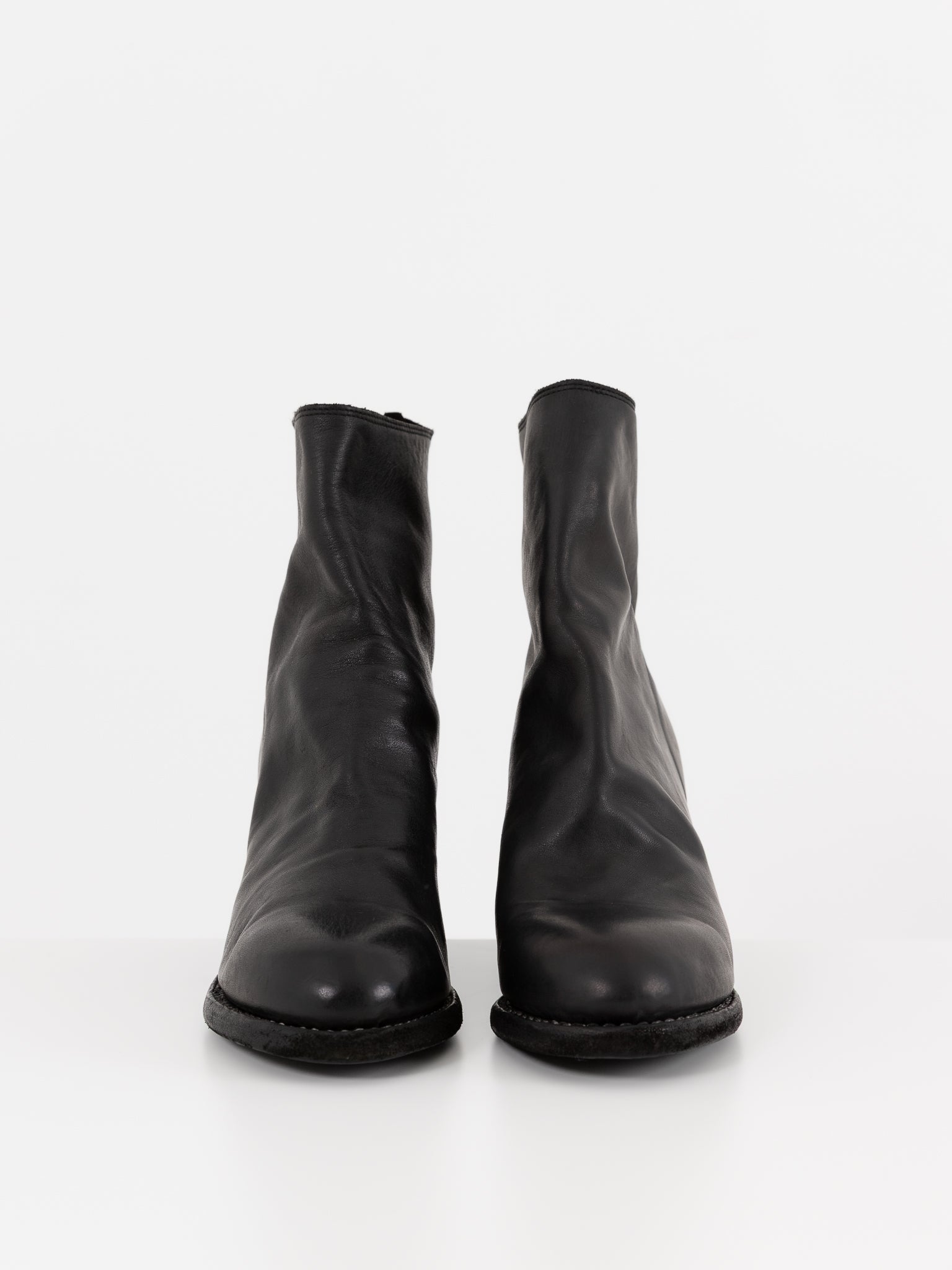 Guidi Back Zip Boot M86 in Black - GUIDI at Worthwhile - shop BOOT