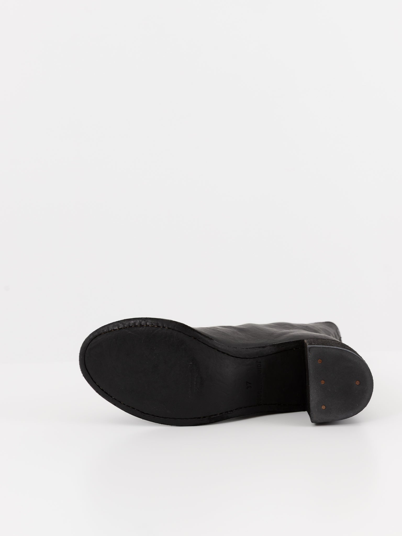 Guidi Back Zip Boot M86 in Black - GUIDI at Worthwhile - shop BOOT