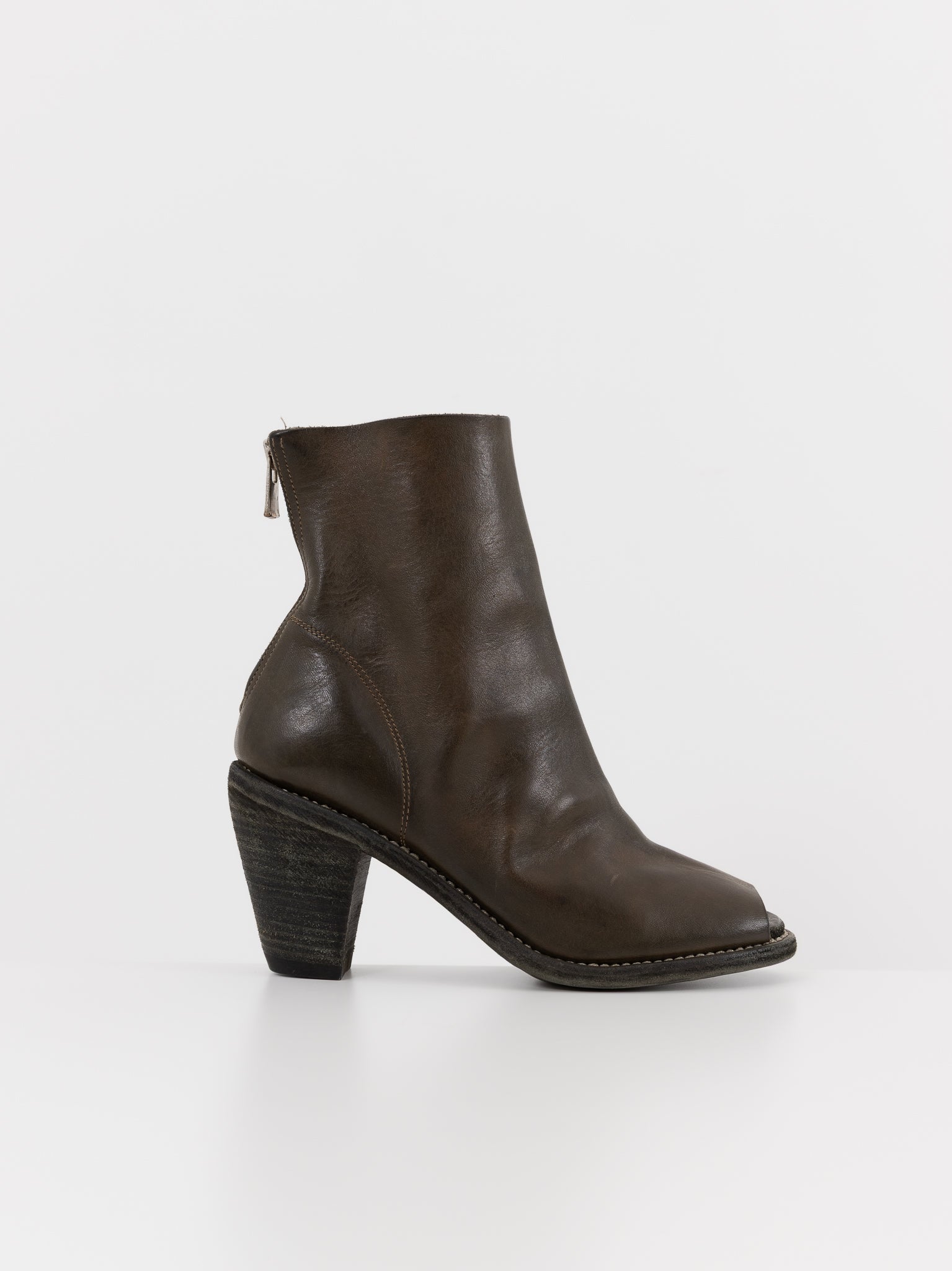 Guidi Open Toe Boot 3006C in Olive - GUIDI at Worthwhile - shop BOOT