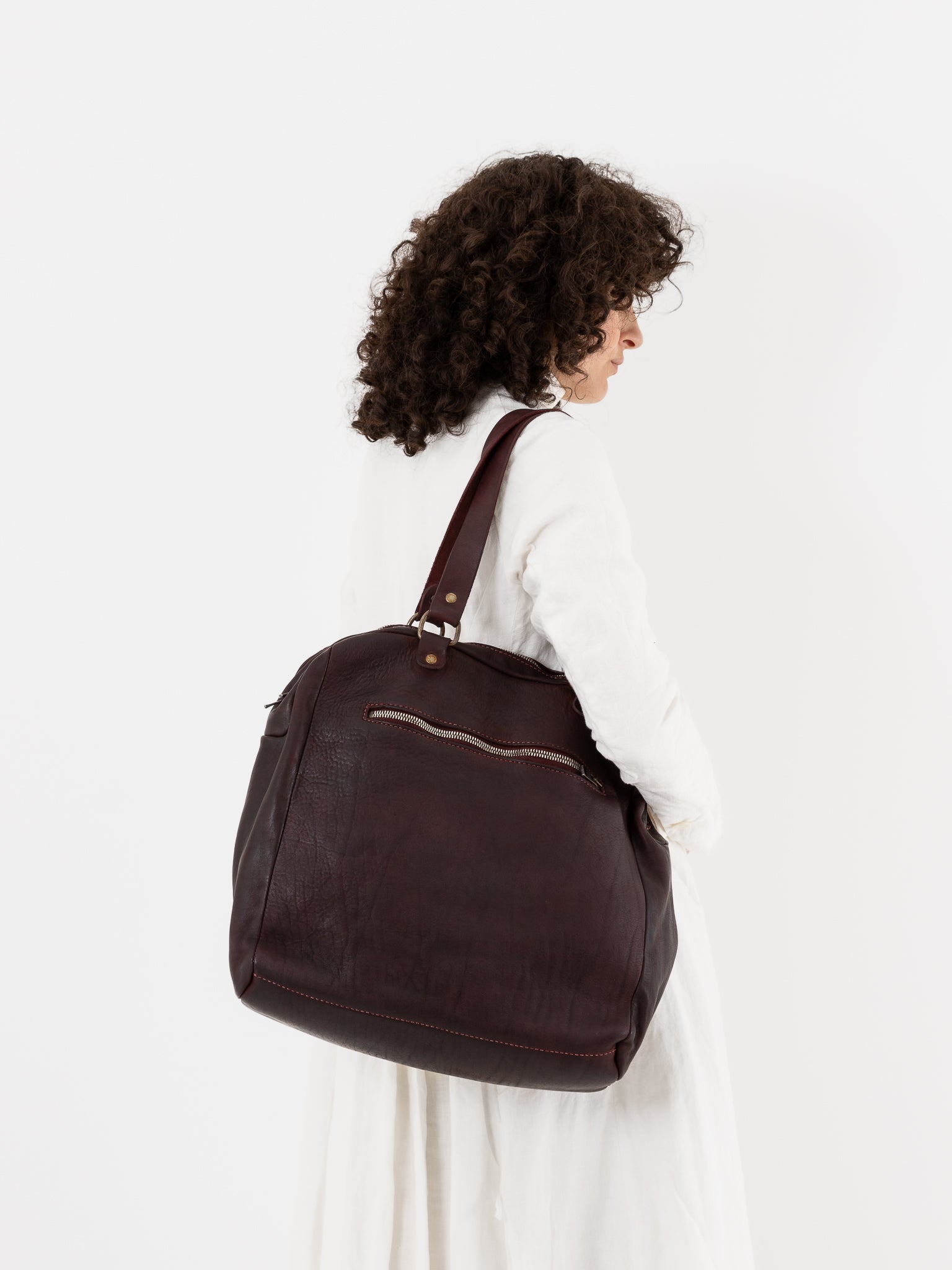 Guidi Doctor Bag DR01 in Burgundy - GUIDI at Worthwhile - shop BAG